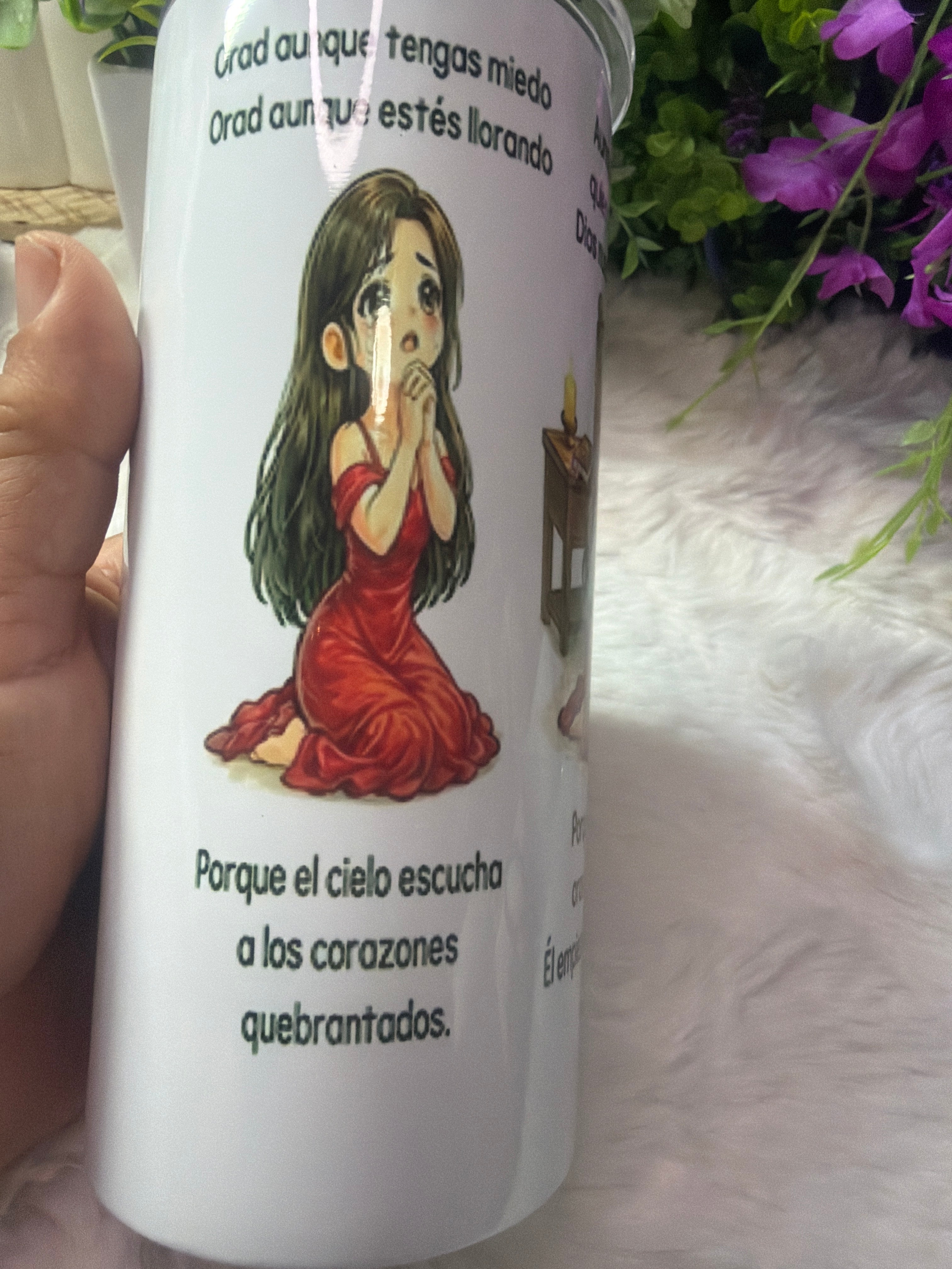 Hay poder en la oración tumbler 15 oz 2 in 1