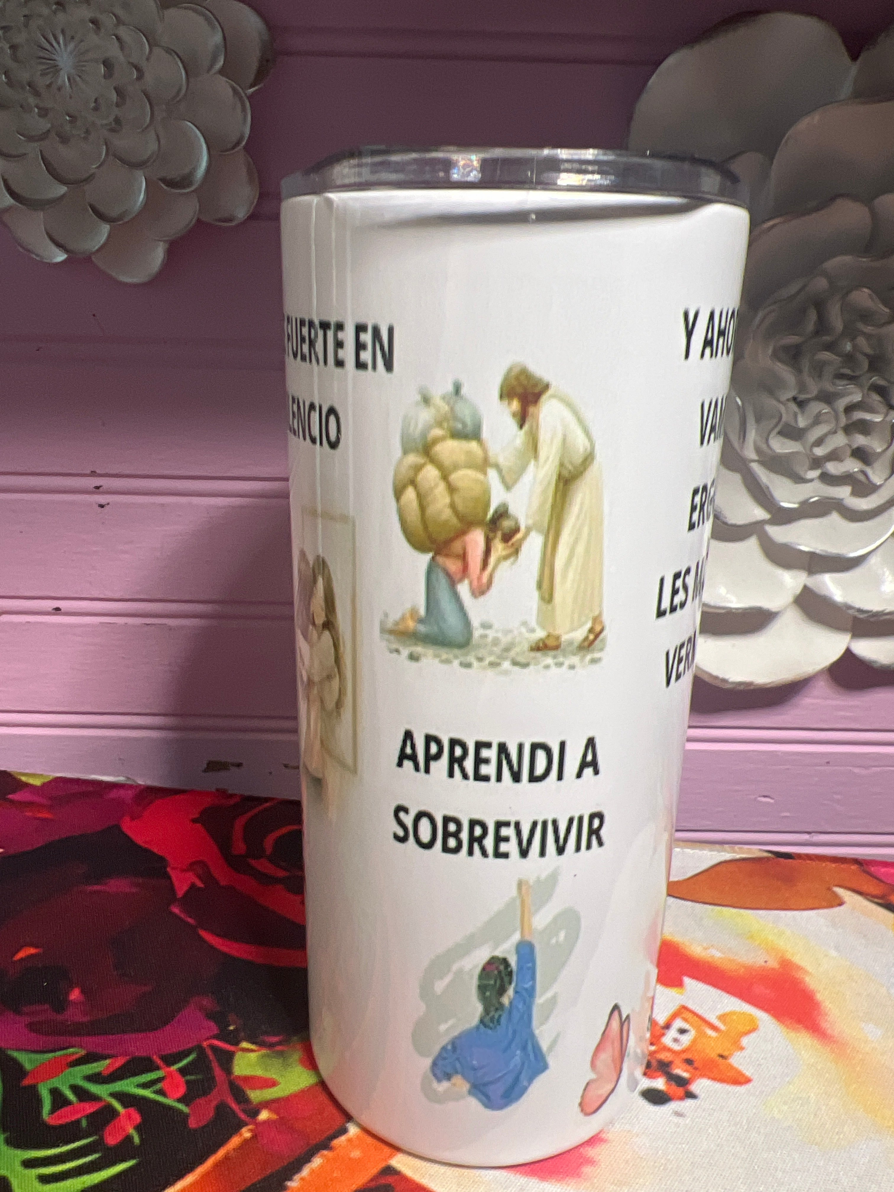 Que hablen de mí tumbler 15 oz