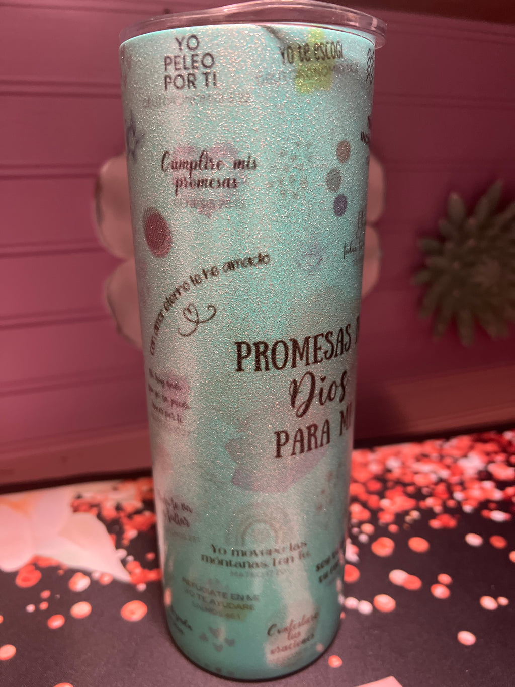 Promesa de Dios para mi tumbler 20oz
