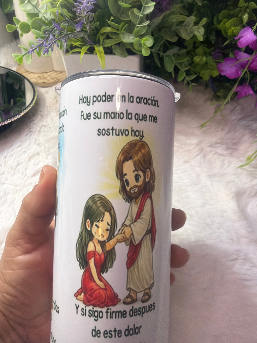 Hay poder en la oración tumbler 15 oz 2 in 1