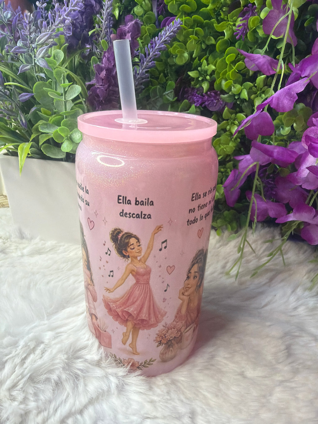 À La Niña Que fui vaso de vidrio 16 oz