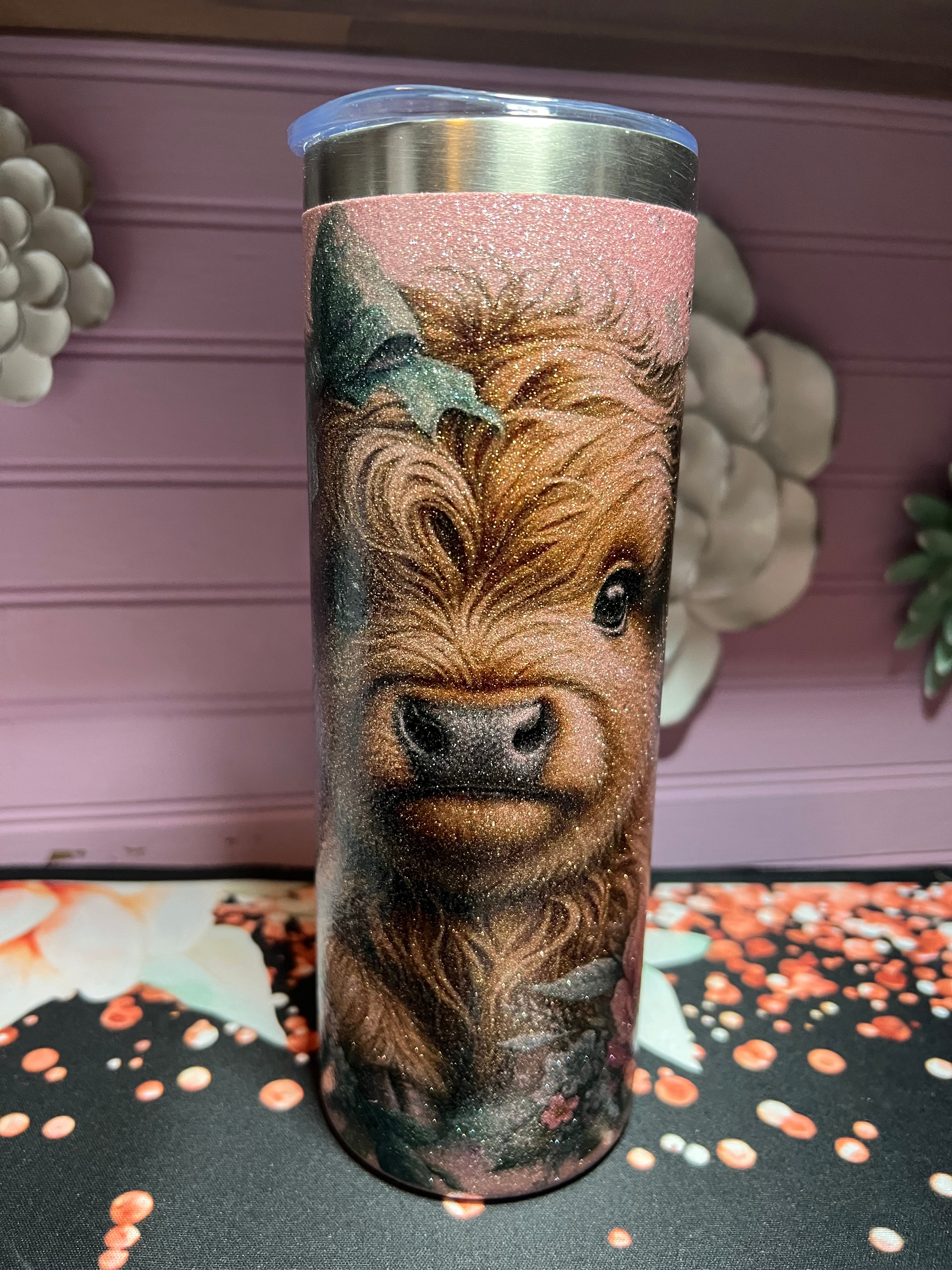 Tumbler 20oz cow