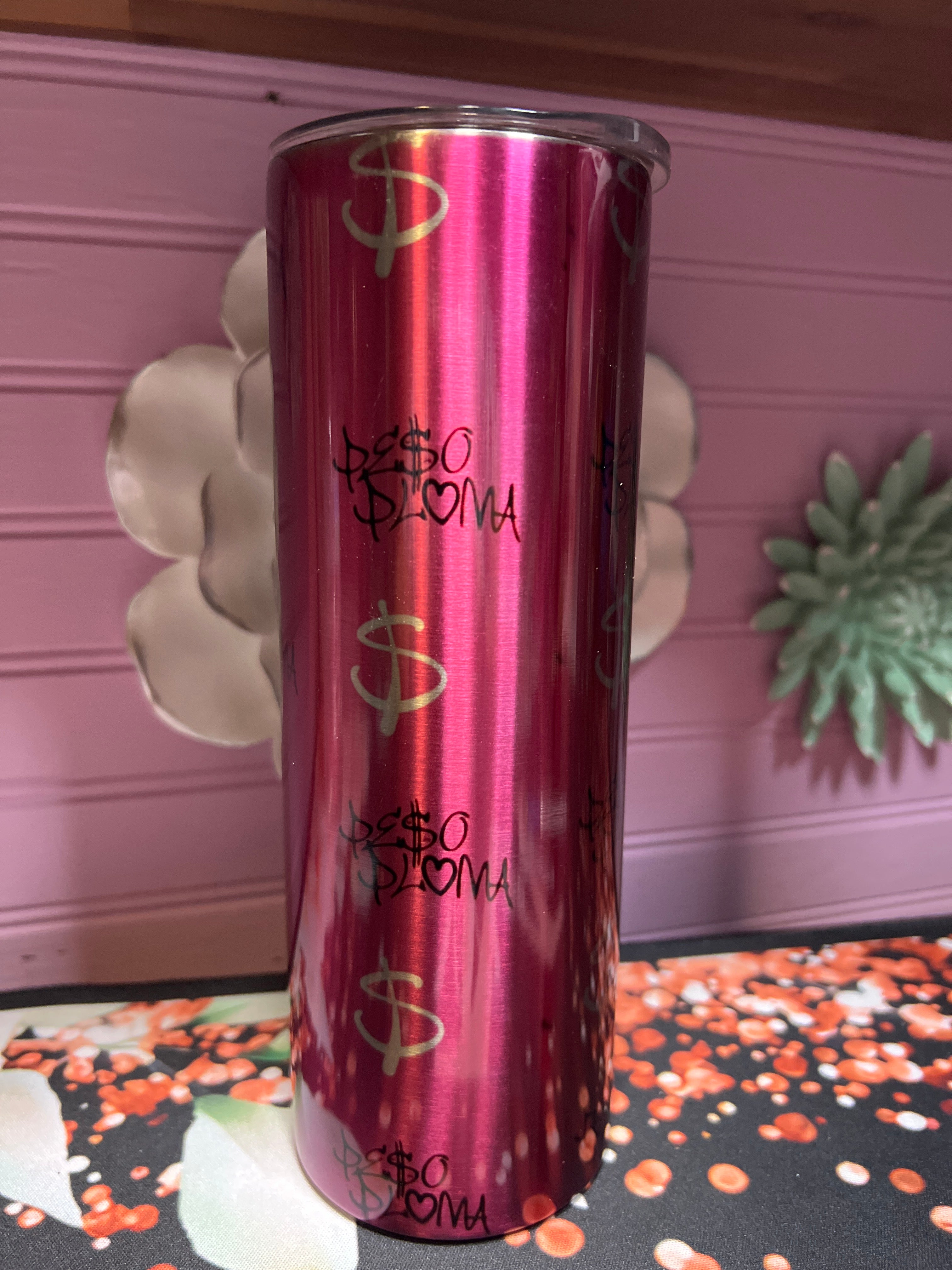 Peso pluma tumbler 20 oz acero inoxidable