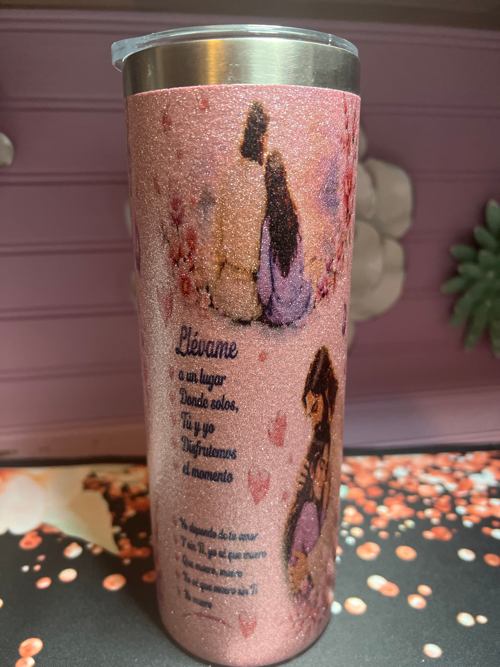 Pink tumbler 20 oz.