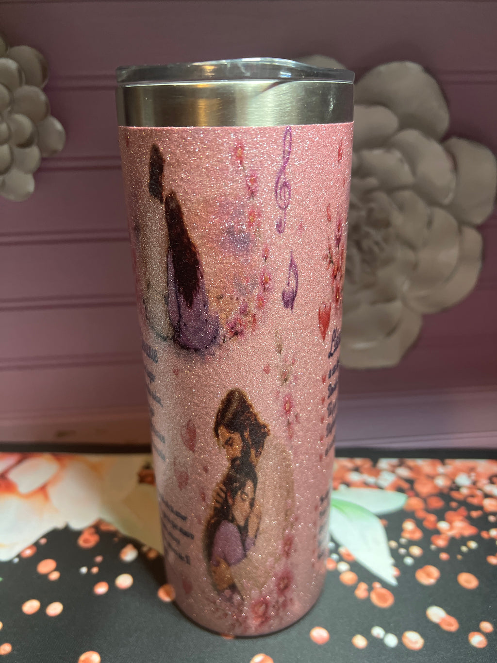 Pink tumbler 20 oz.