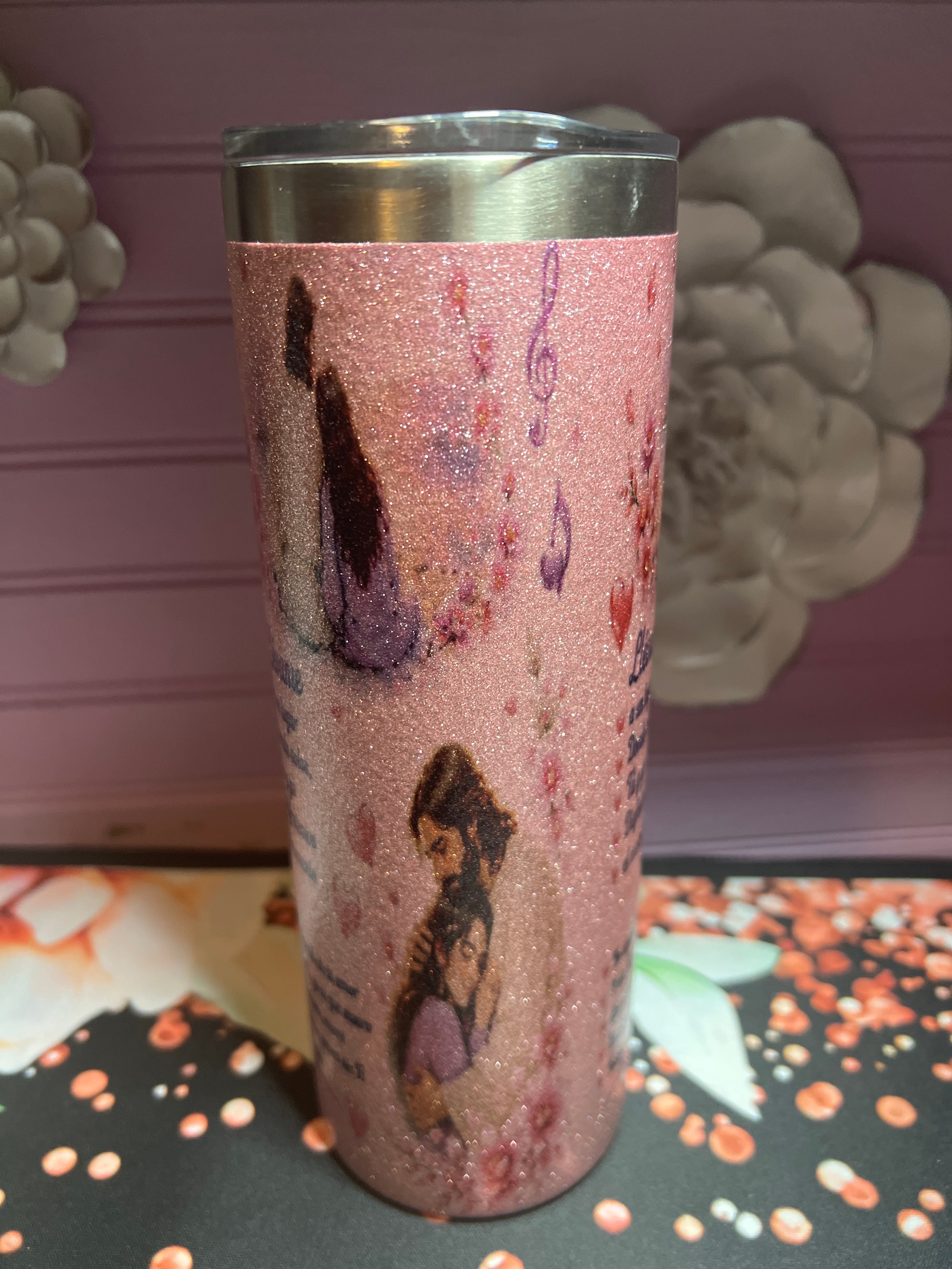 Pink tumbler 20 oz.