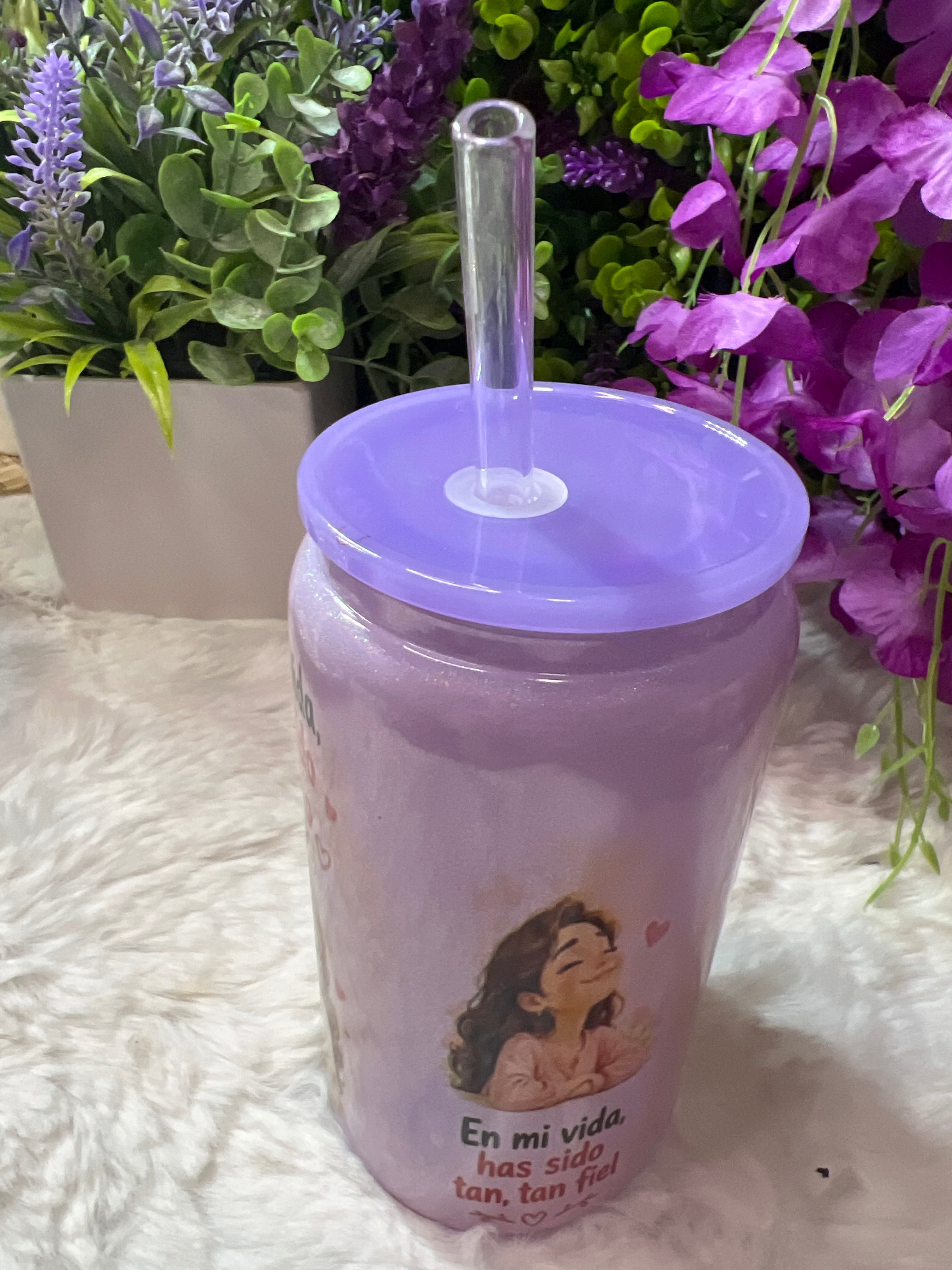 La bondad de Dios glass cup 16 oz