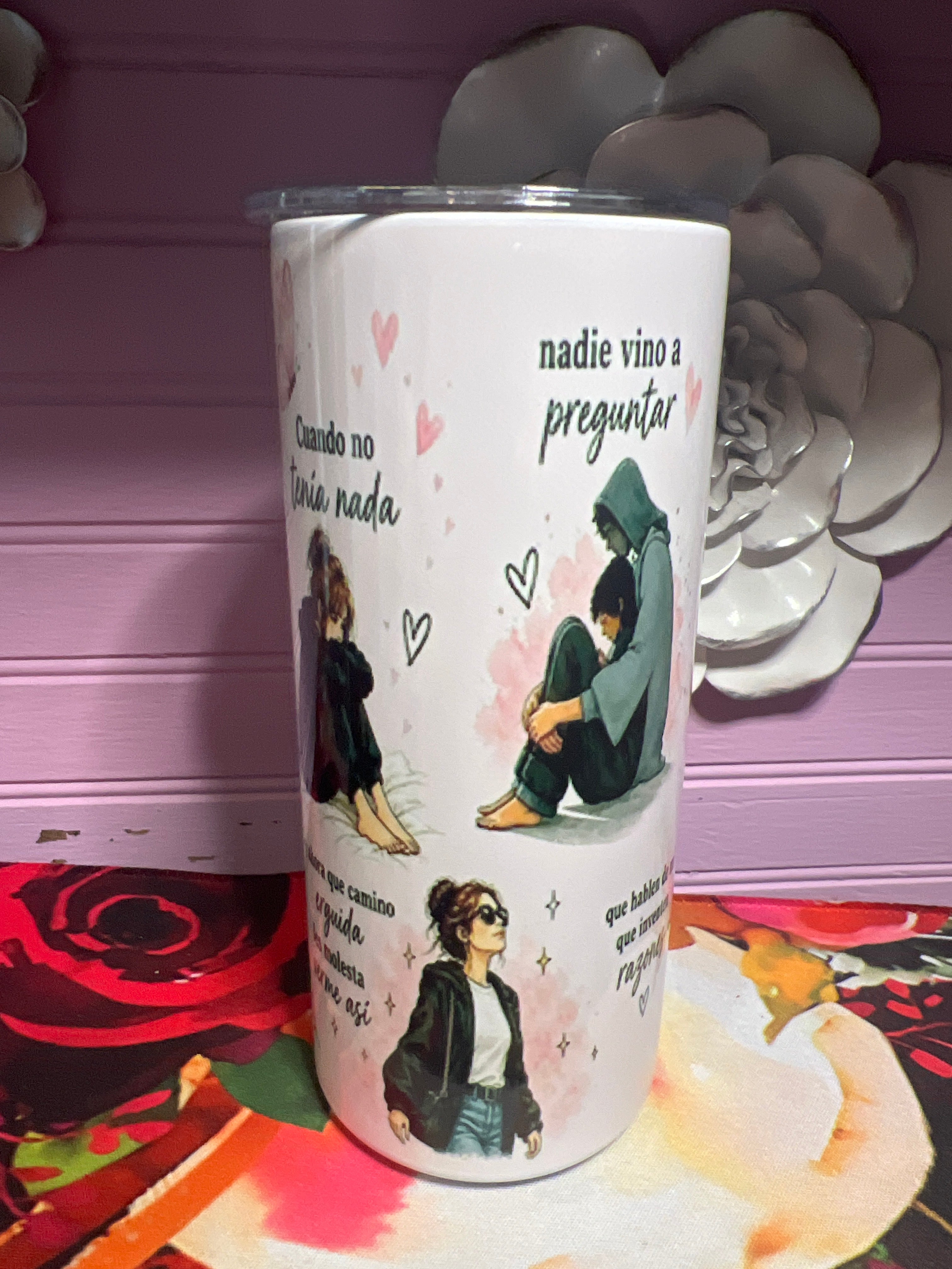 Que hablen de mí tumbler 15 oz