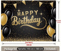 Letrero de tela Happy Birthday 70.8x43.3 inch
