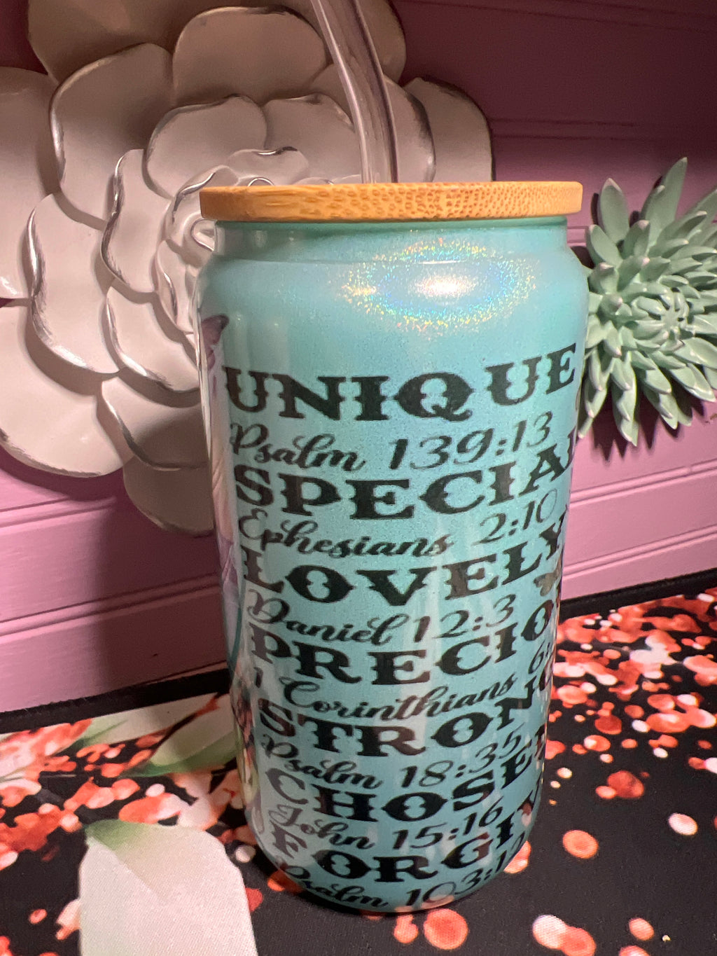 Glass cup 16 oz