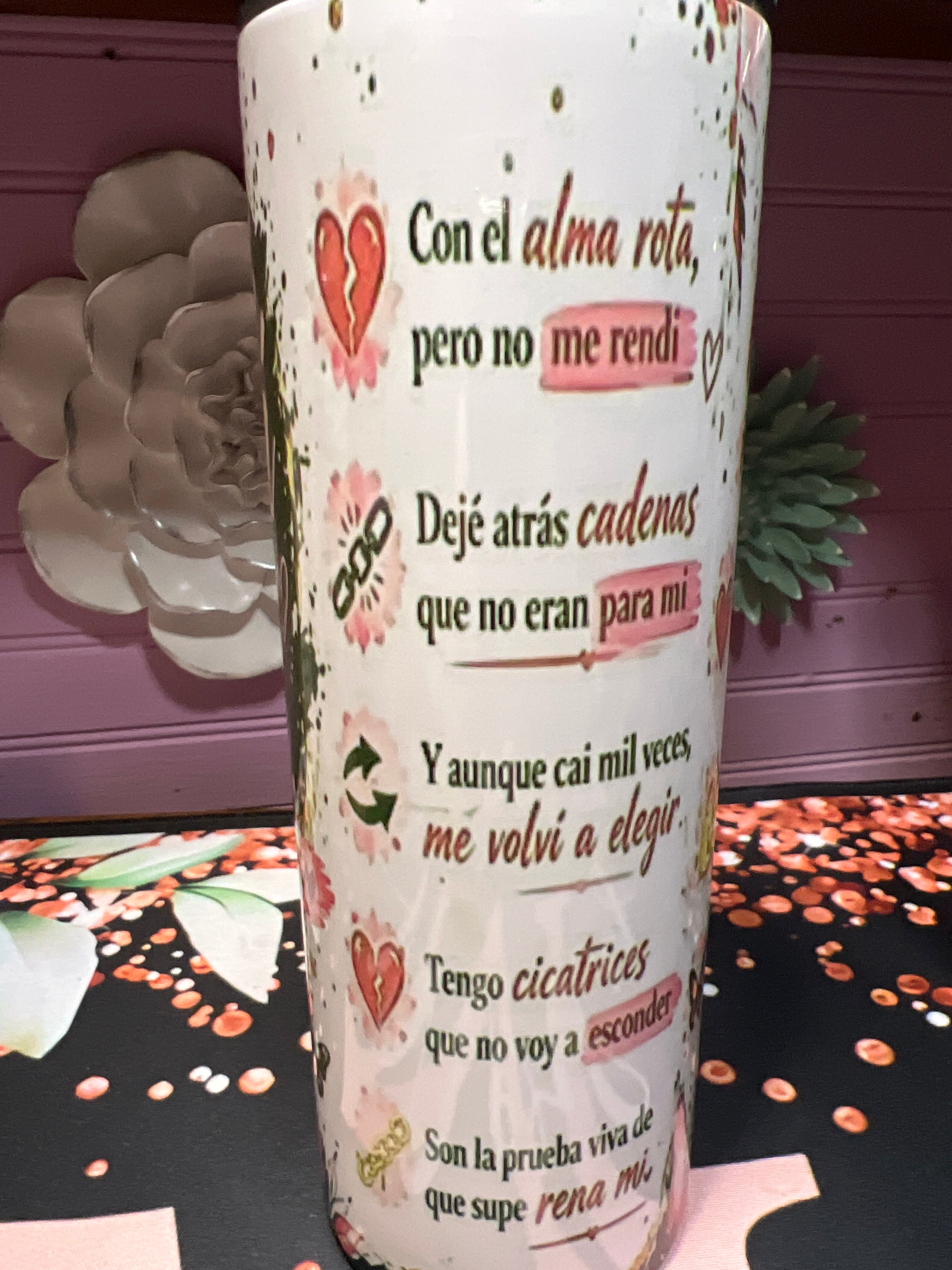 Salí de ahí tumbler 20oz