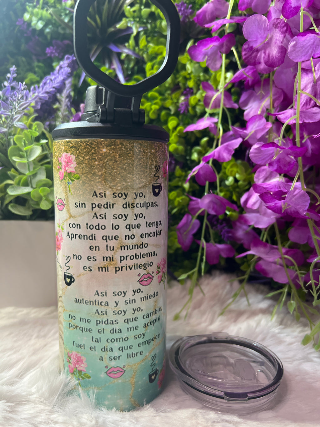 Así soy yo tumbler 15 oz 2 in 1
