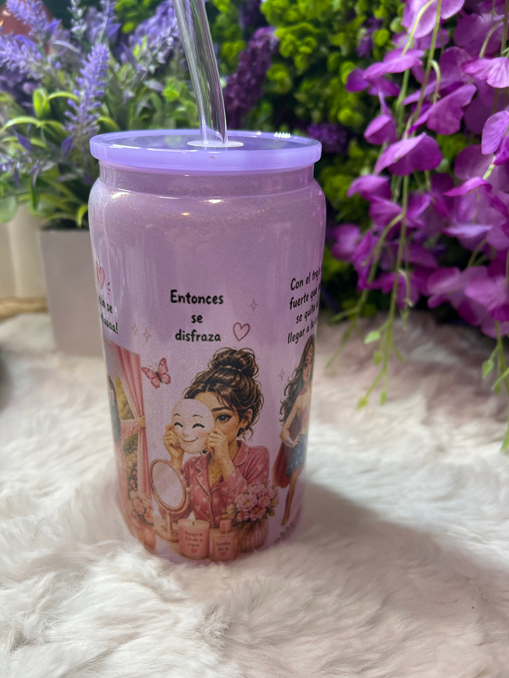 À la niña que fui glass cup 16 oz