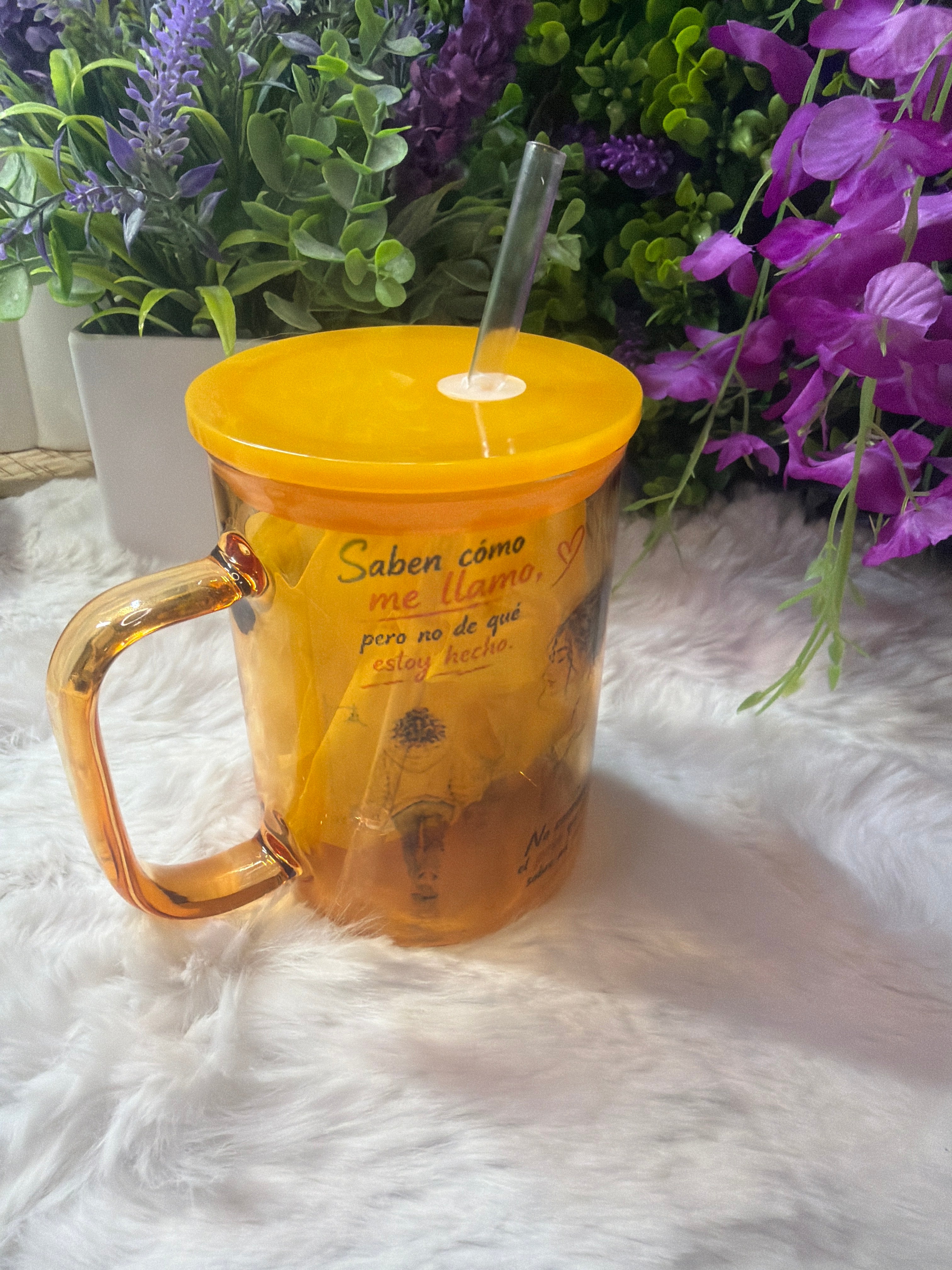 Salí de ahí glass cup 17 oz
