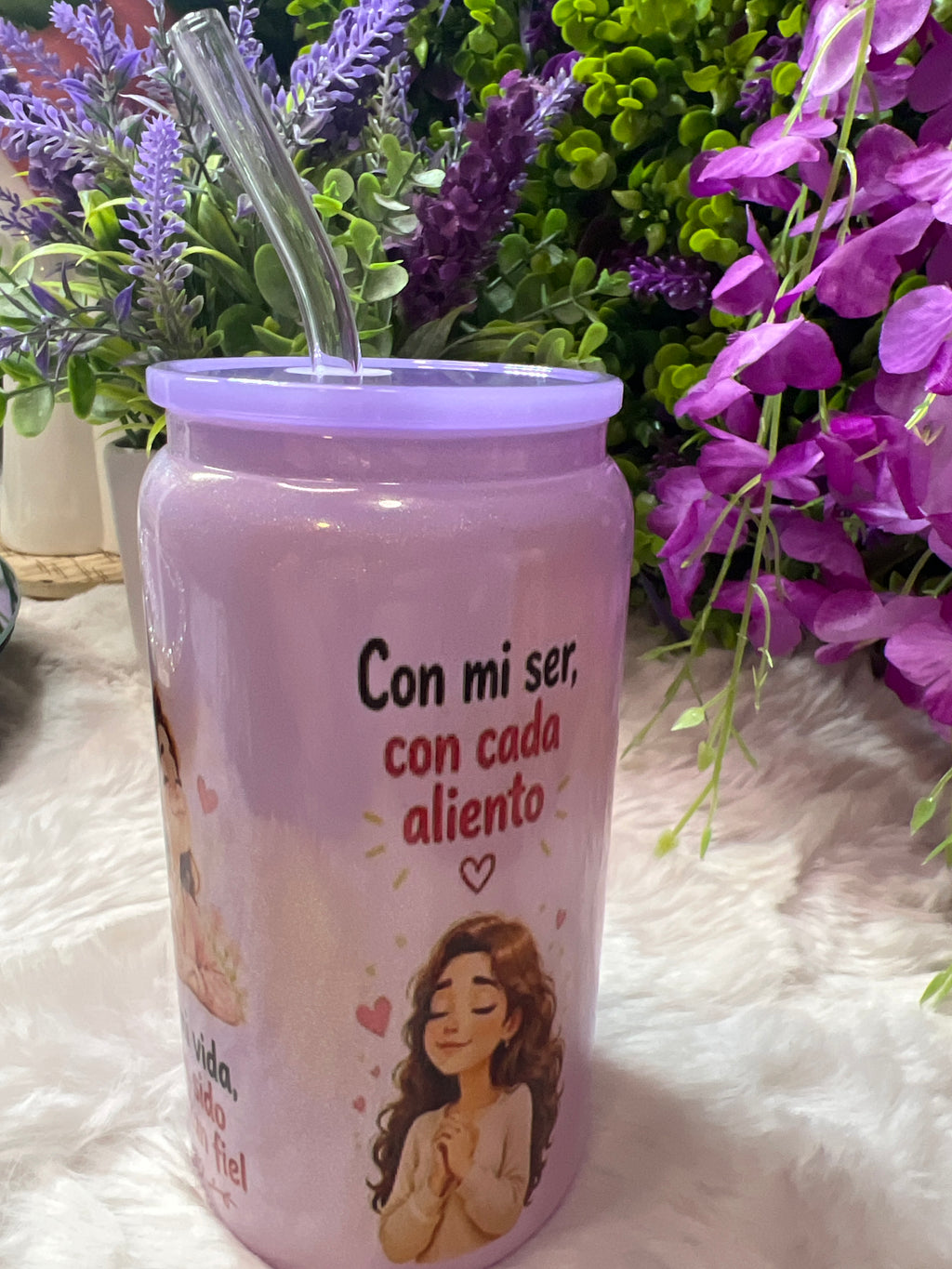 La bondad de Dios glass cup 16 oz