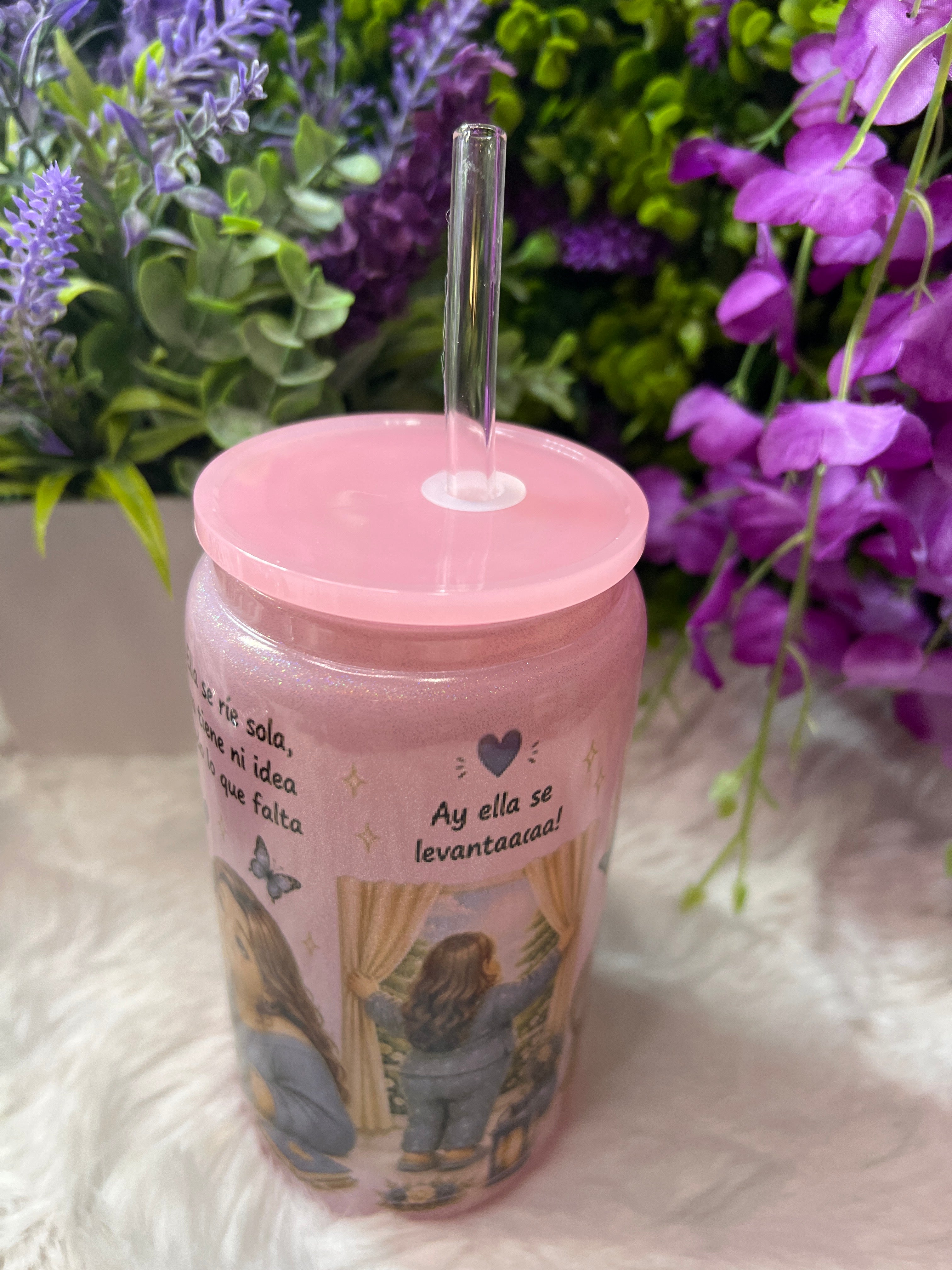 À la niña que fui glass cup 16 oz