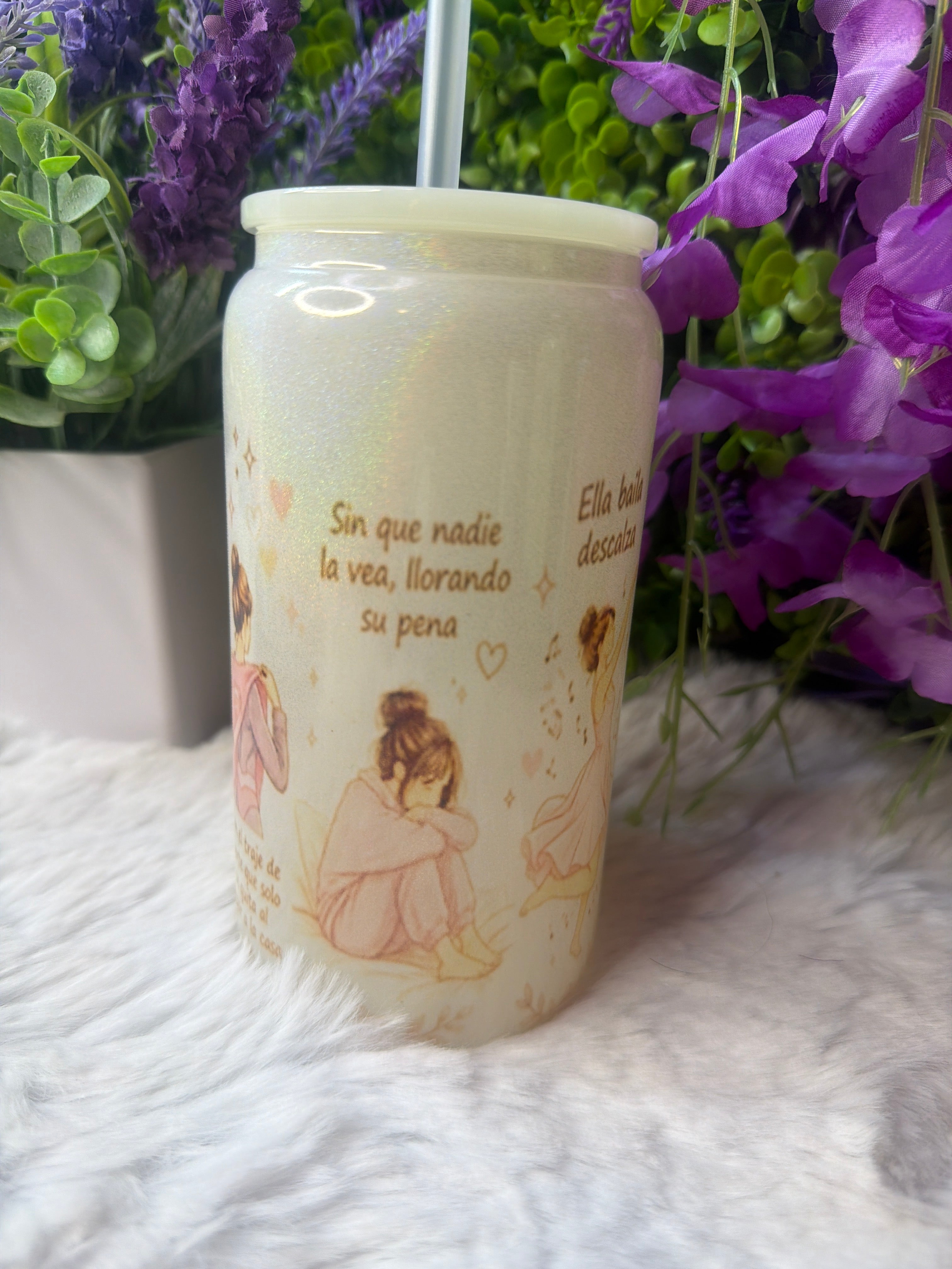 À la niña que fui glass cup 16 oz