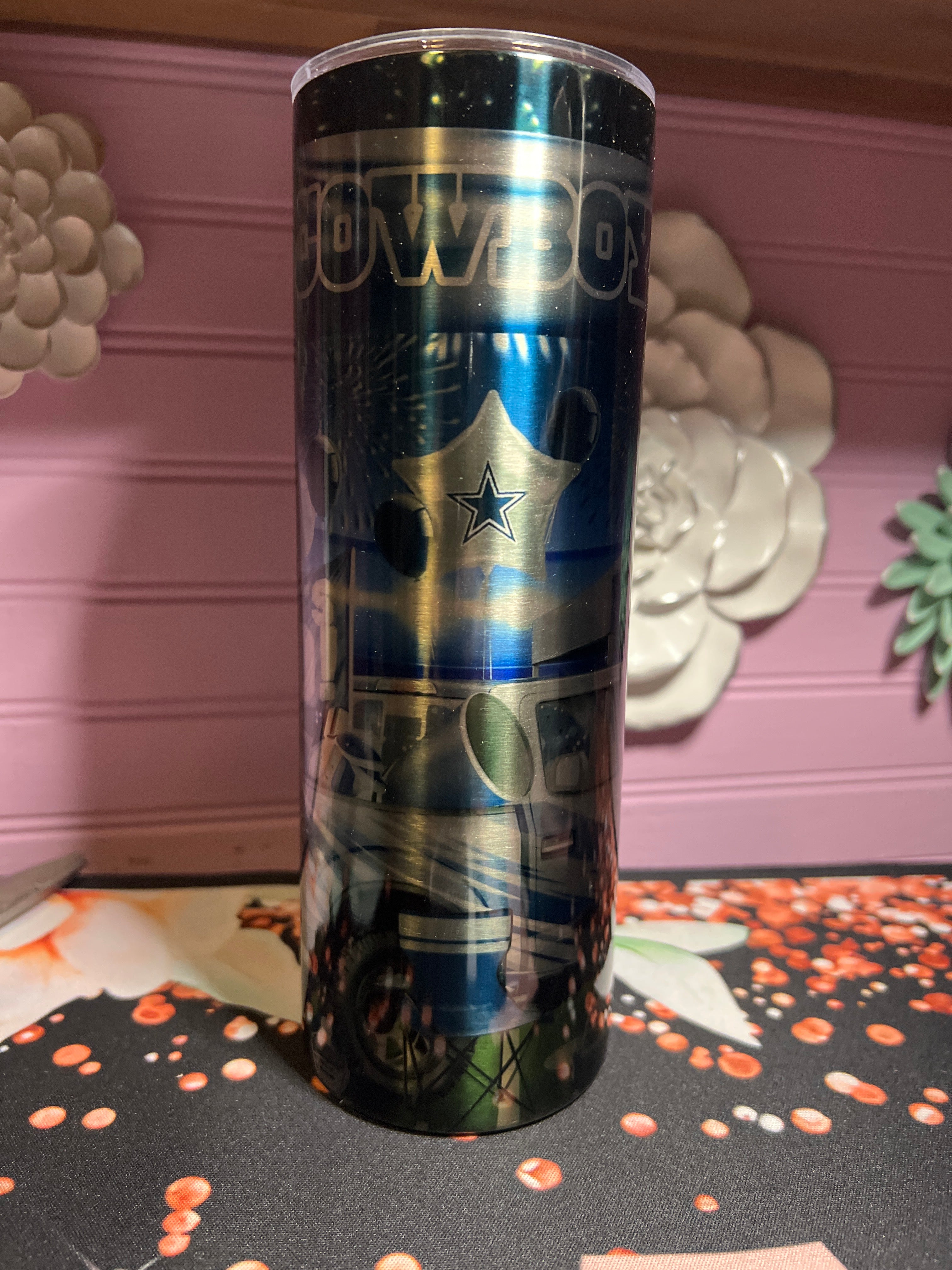 Cowboys acero inoxidable tumbler 20oz