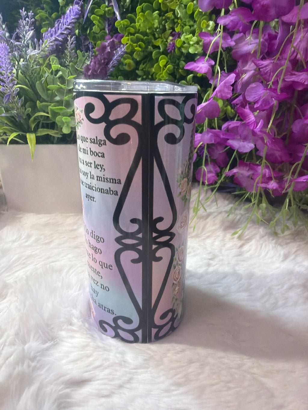 Me lo debo tumbler 15 oz