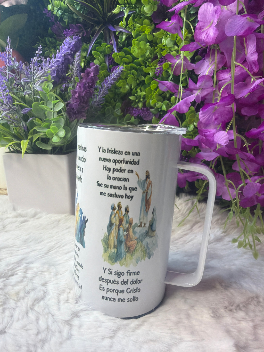 Hay poder en la oración taza 14 oz