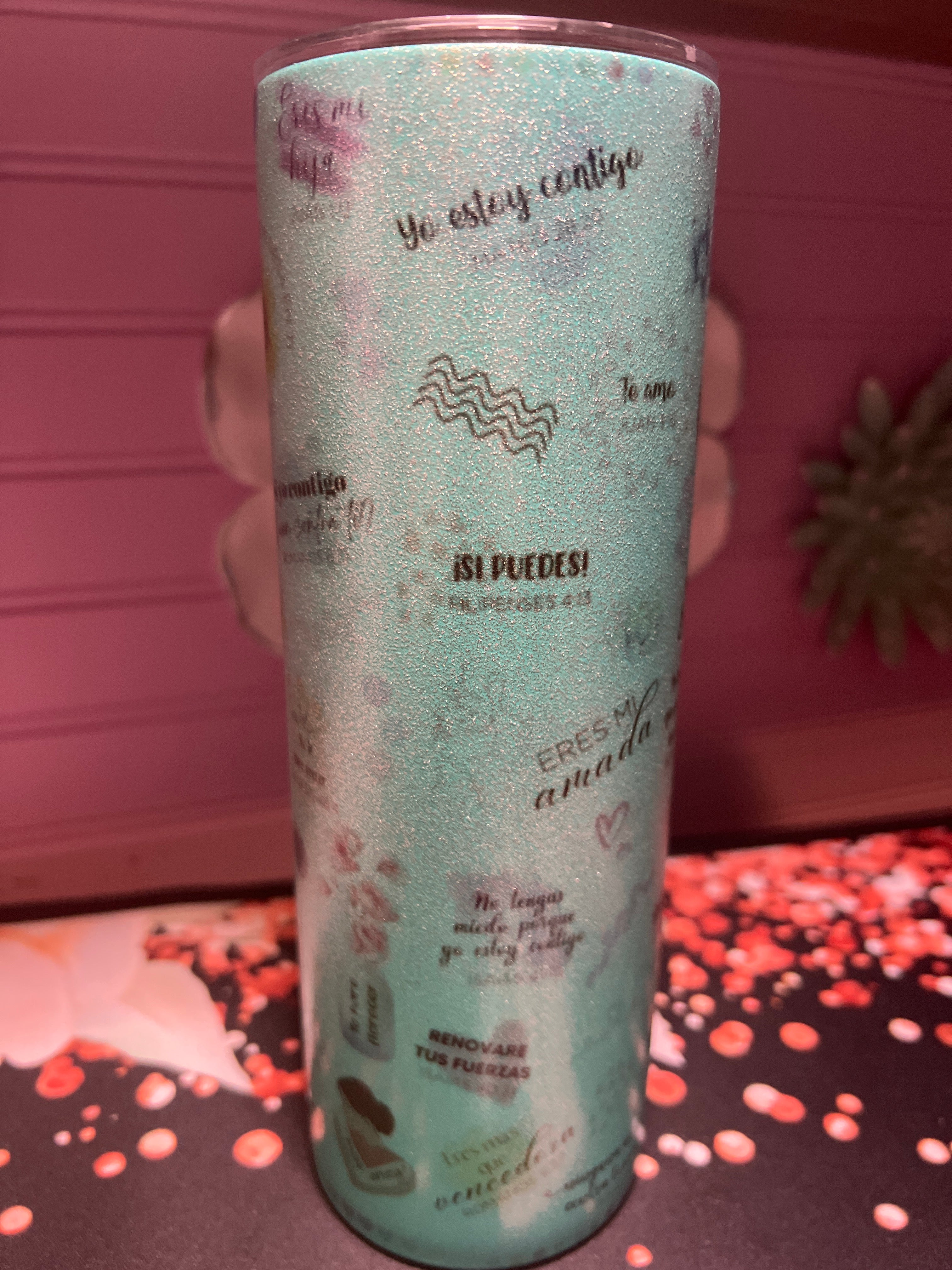 Promesa de Dios para mi tumbler 20oz