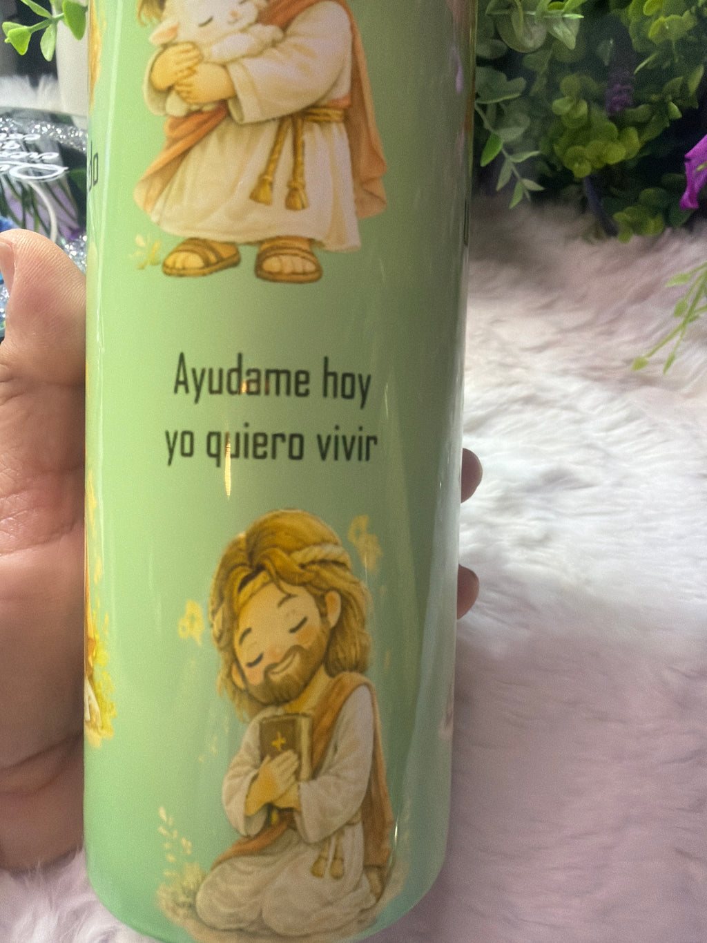 Un día à la vez tumbler 20 oz