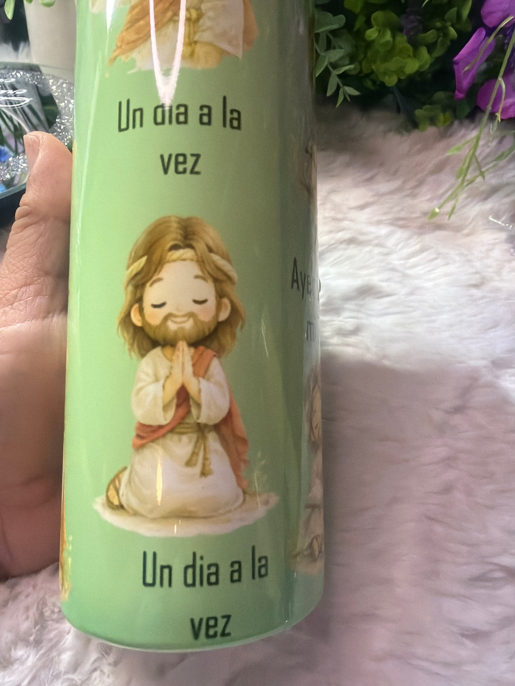 Un día à la vez tumbler 20 oz
