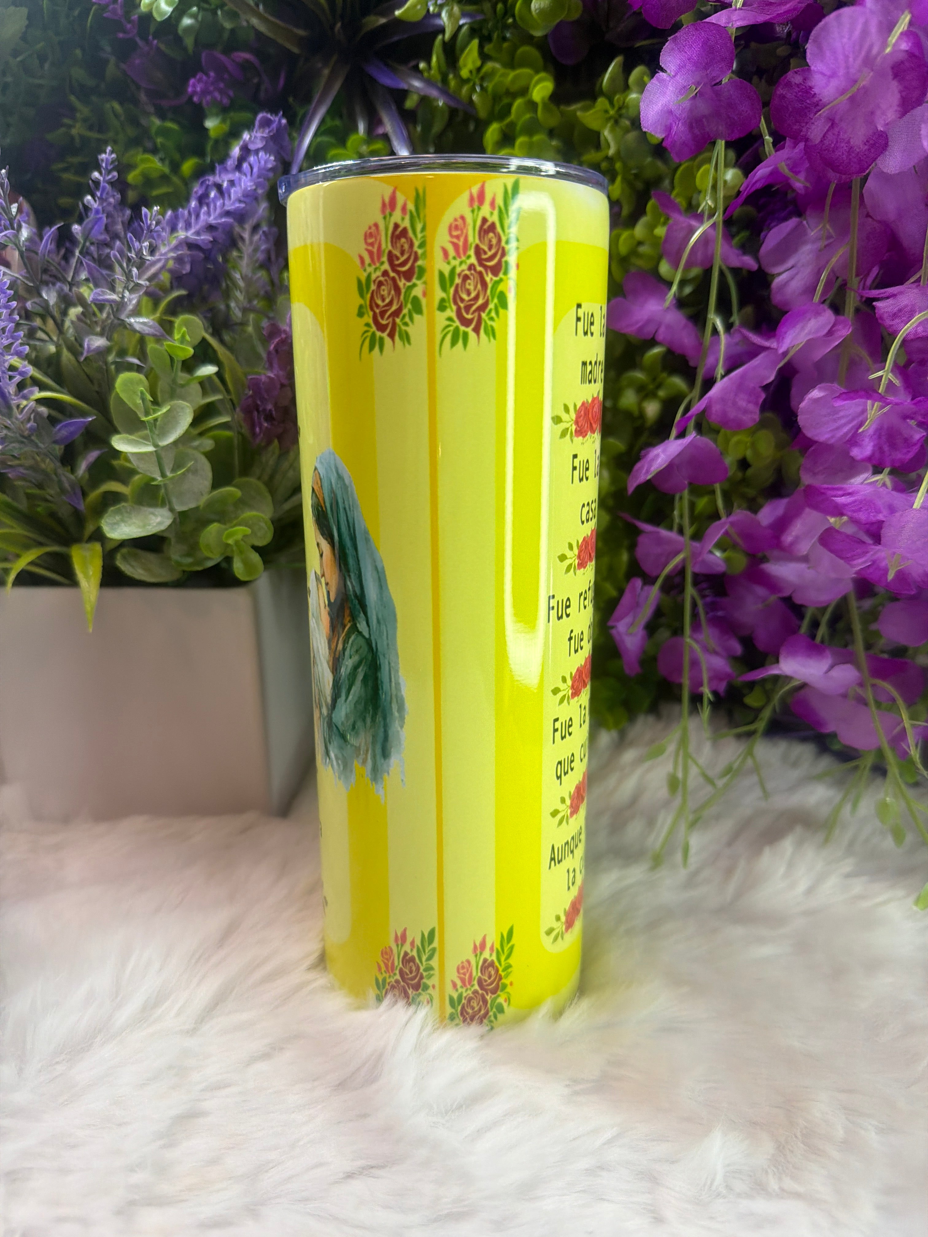 Sola se levantó tumbler 20 oz