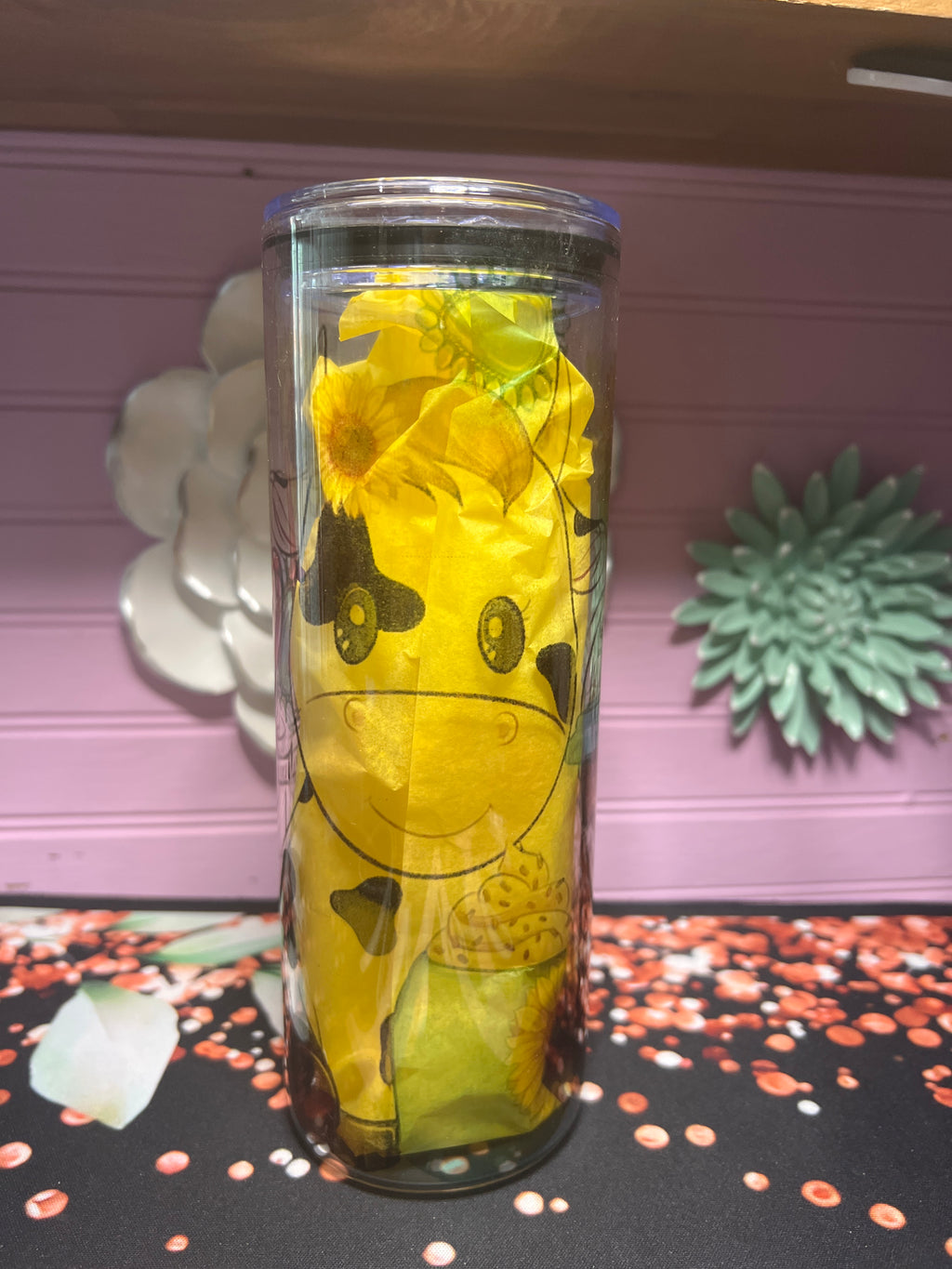 Vaquita coffe glass cup 20 oz