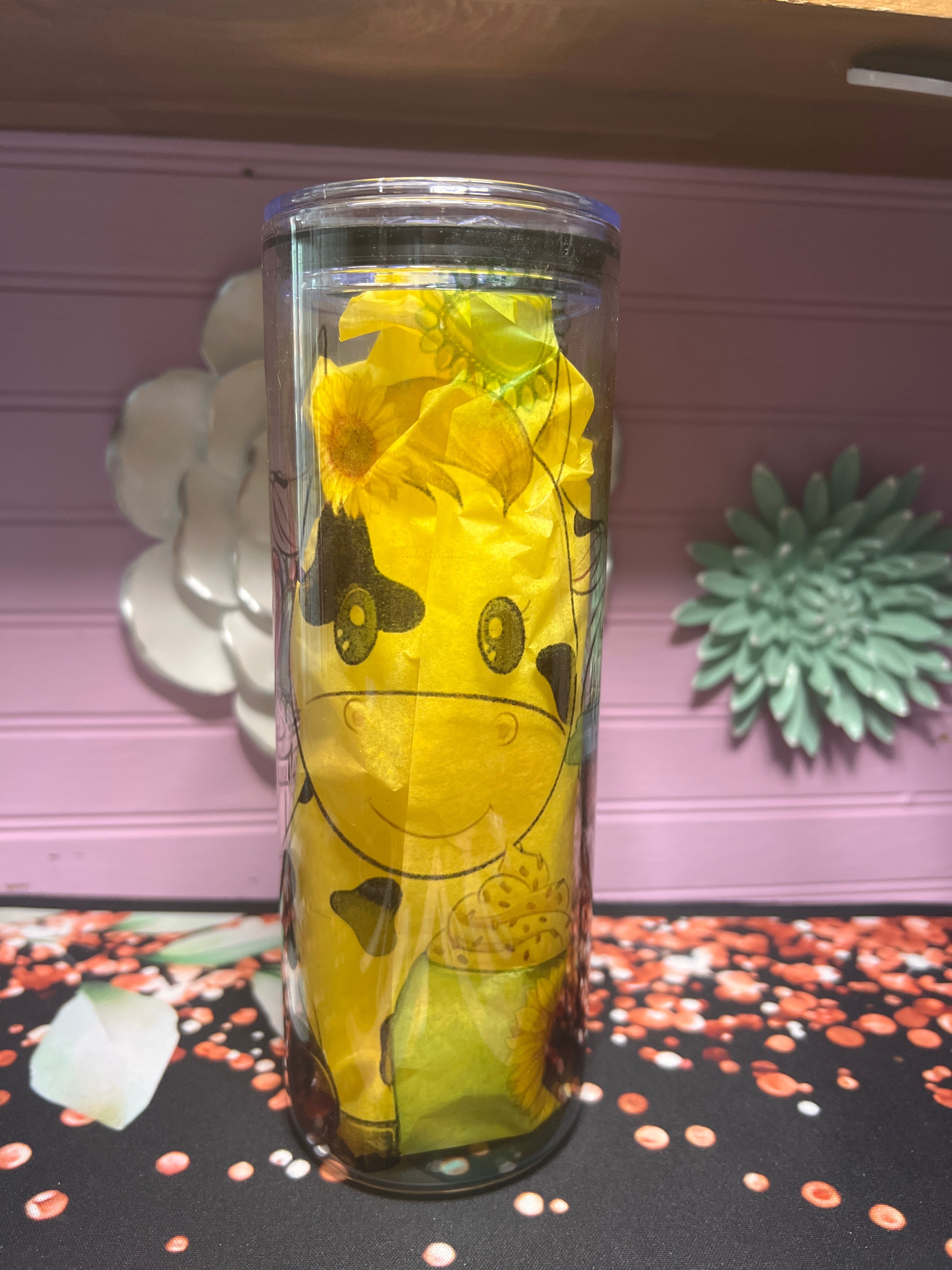 Vaquita coffe glass cup 20 oz