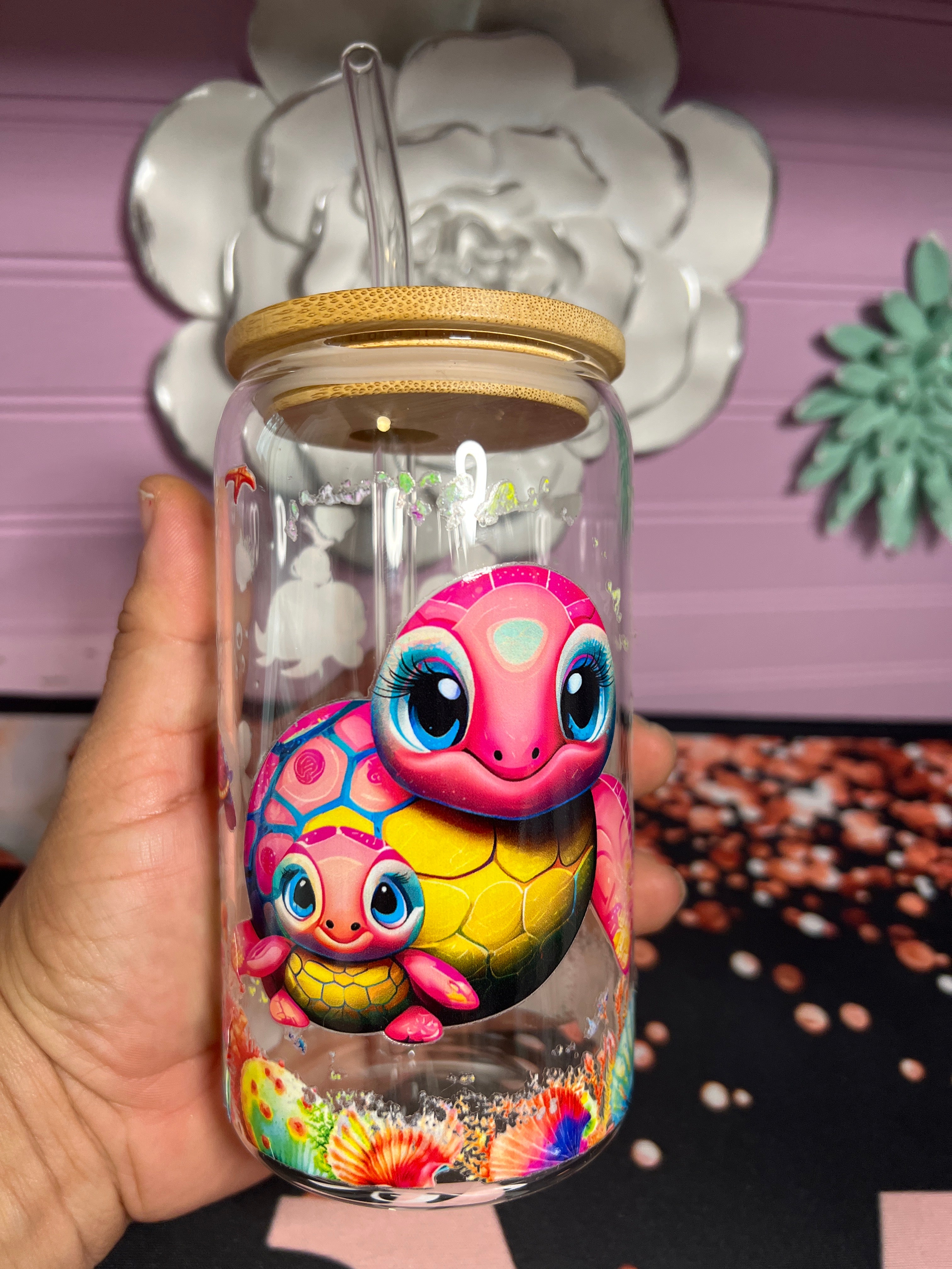 Glass cup 16oz
