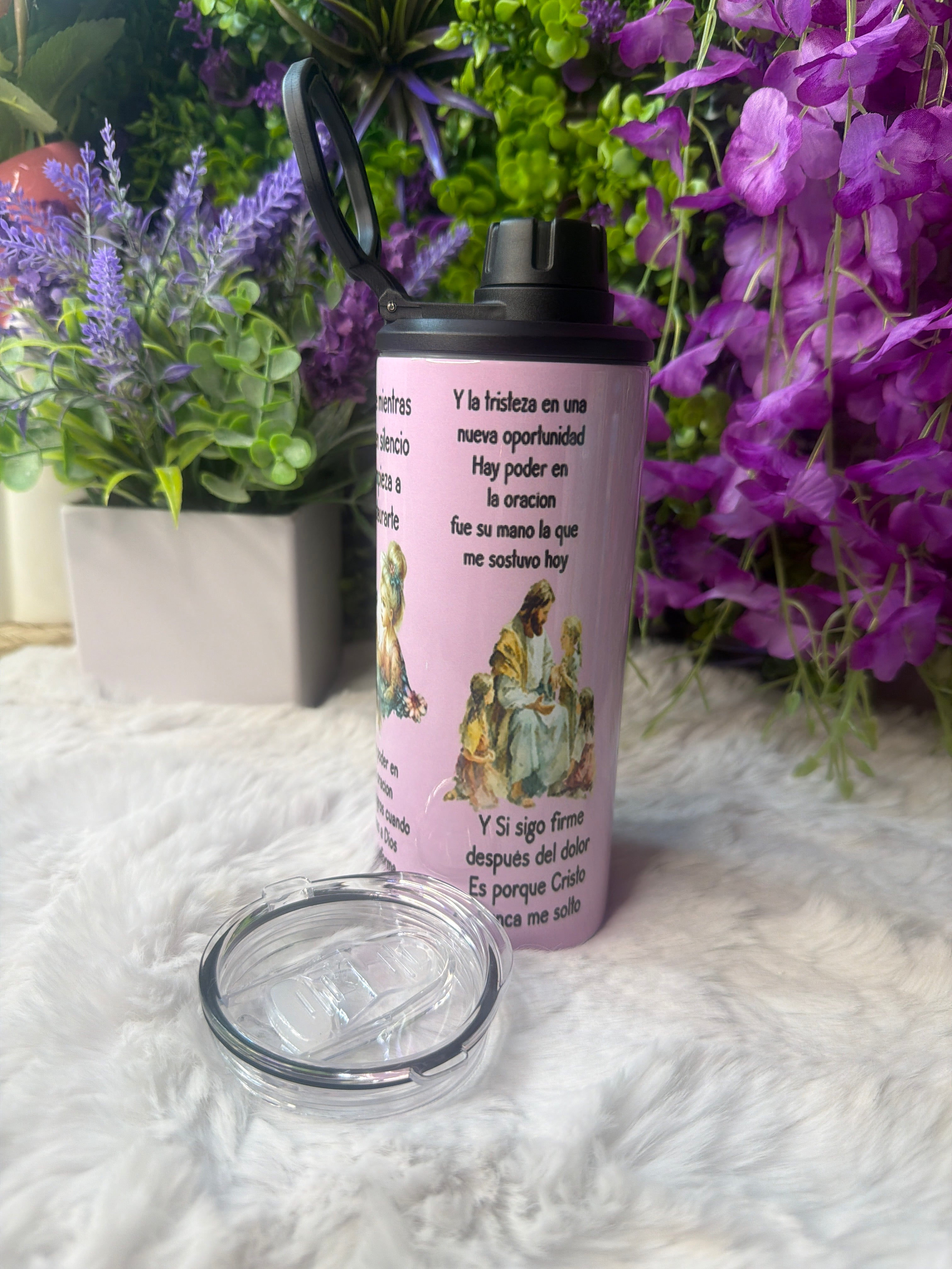 Hay poder en la oración tumbler 15 oz 2 in 1