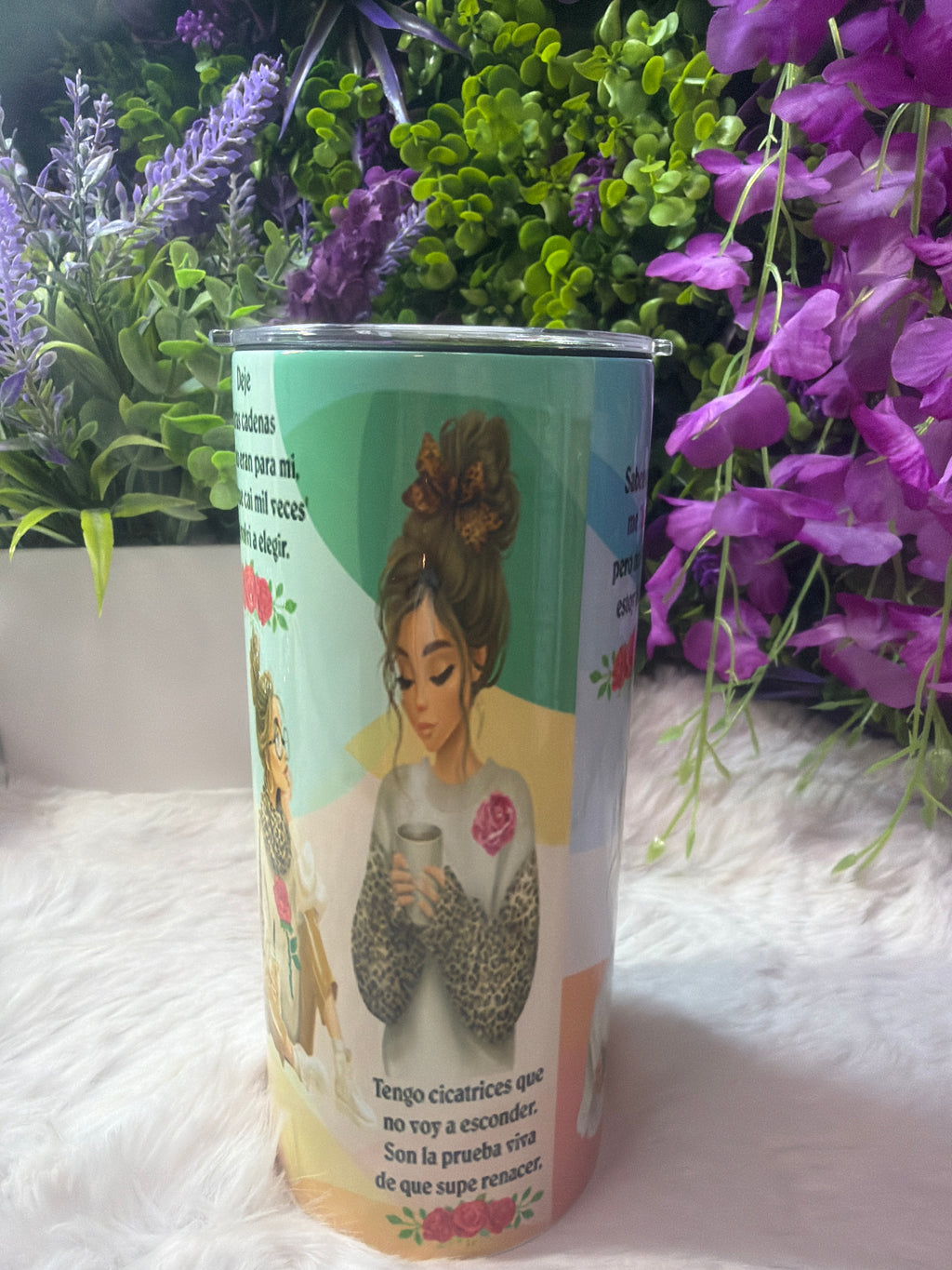 Salí de ahí tumbler 15 oz  2 in 1
