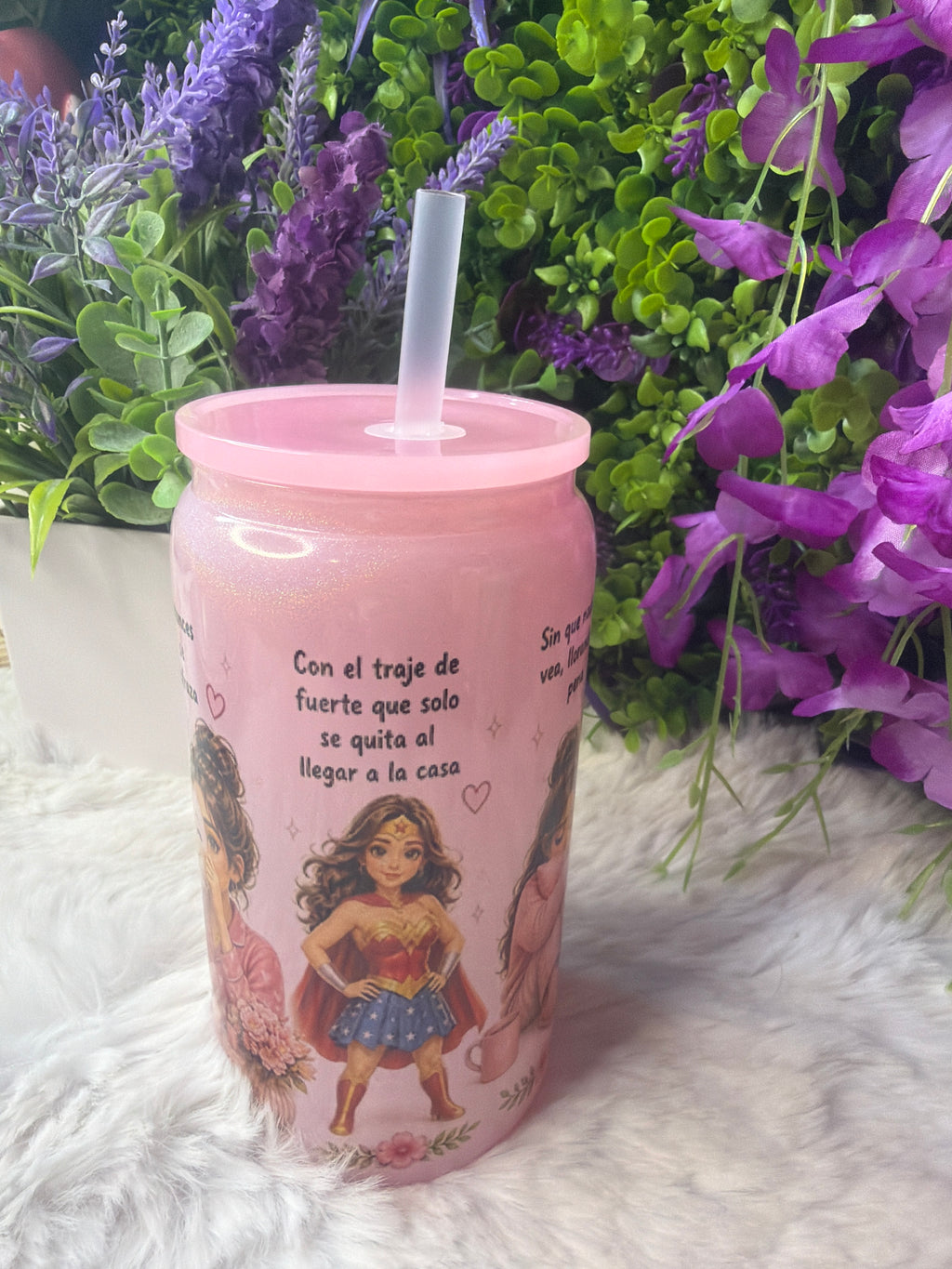 À La Niña Que fui vaso de vidrio 16 oz