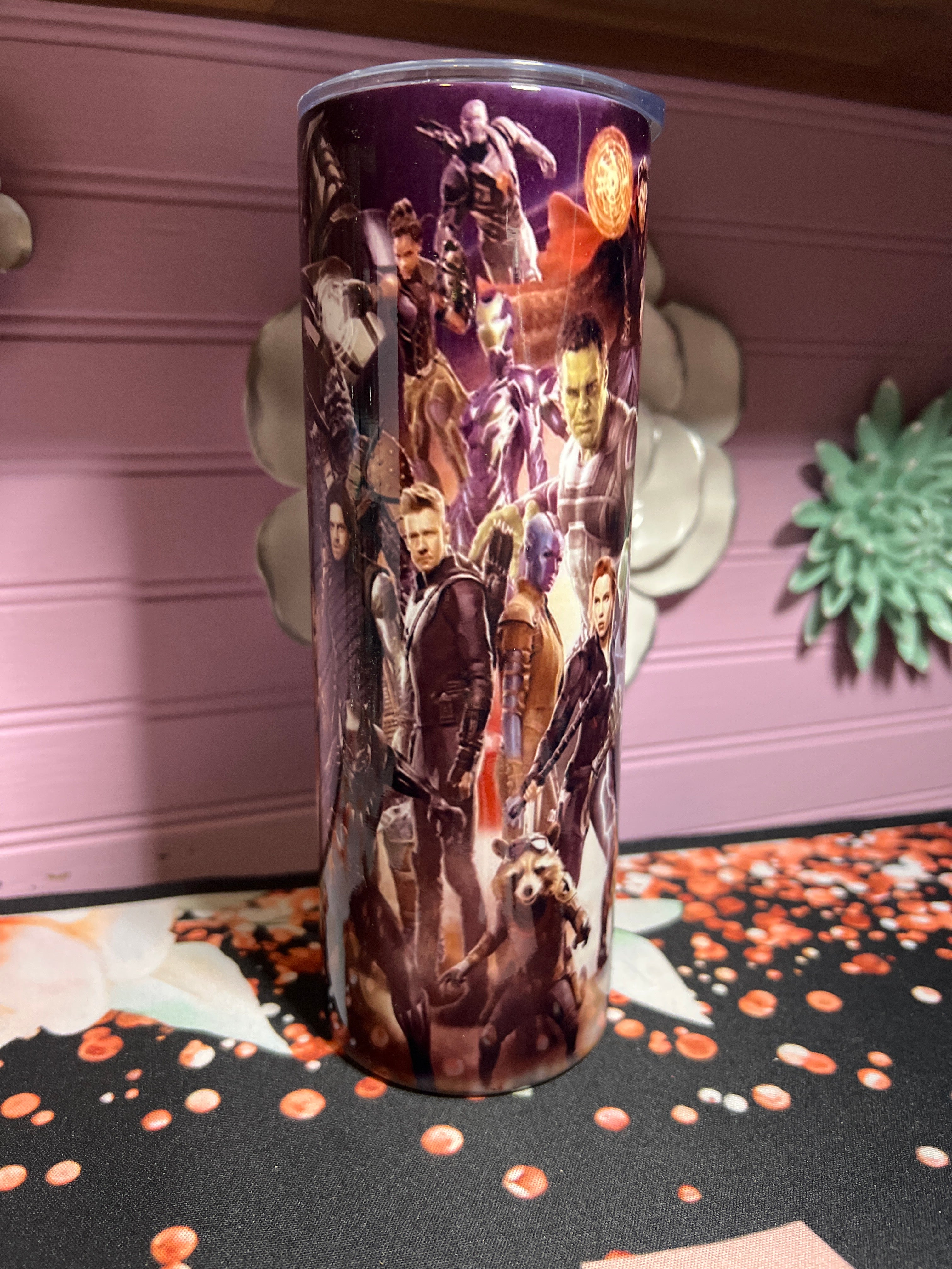 Tumbler 20oz Súper Héroes