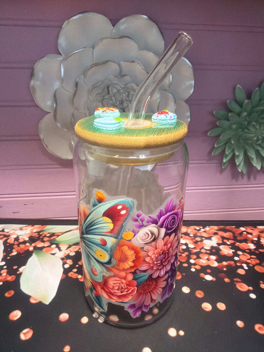Stickers UV-DTF glass cup 16 oz