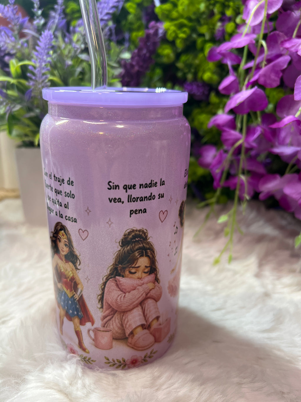 À la niña que fui glass cup 16 oz