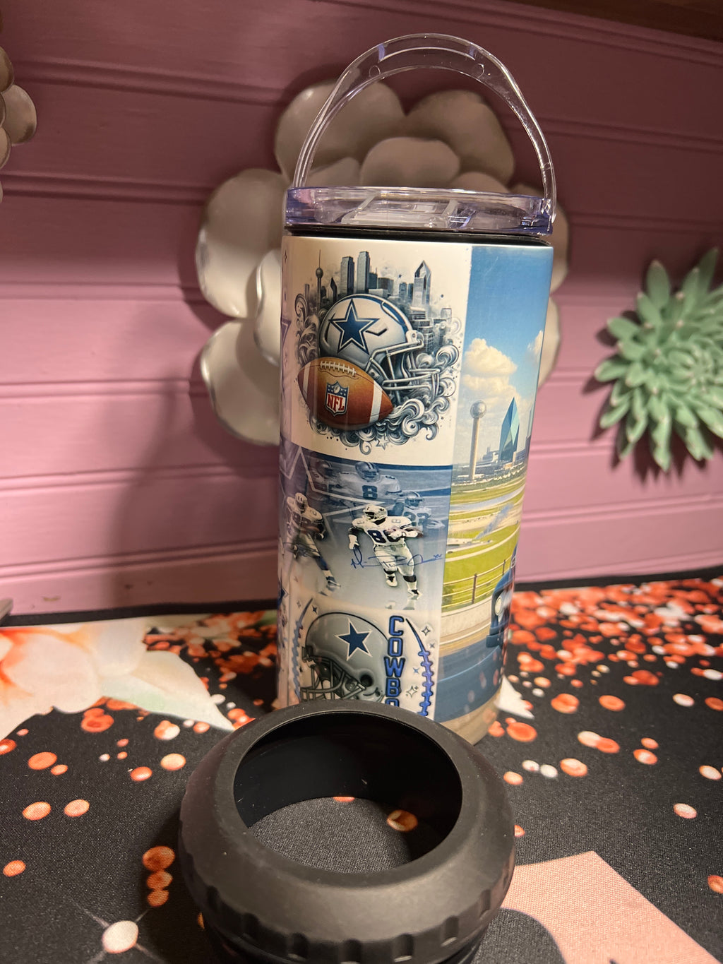 Cowboys tumbler 16 oz 4 in 1