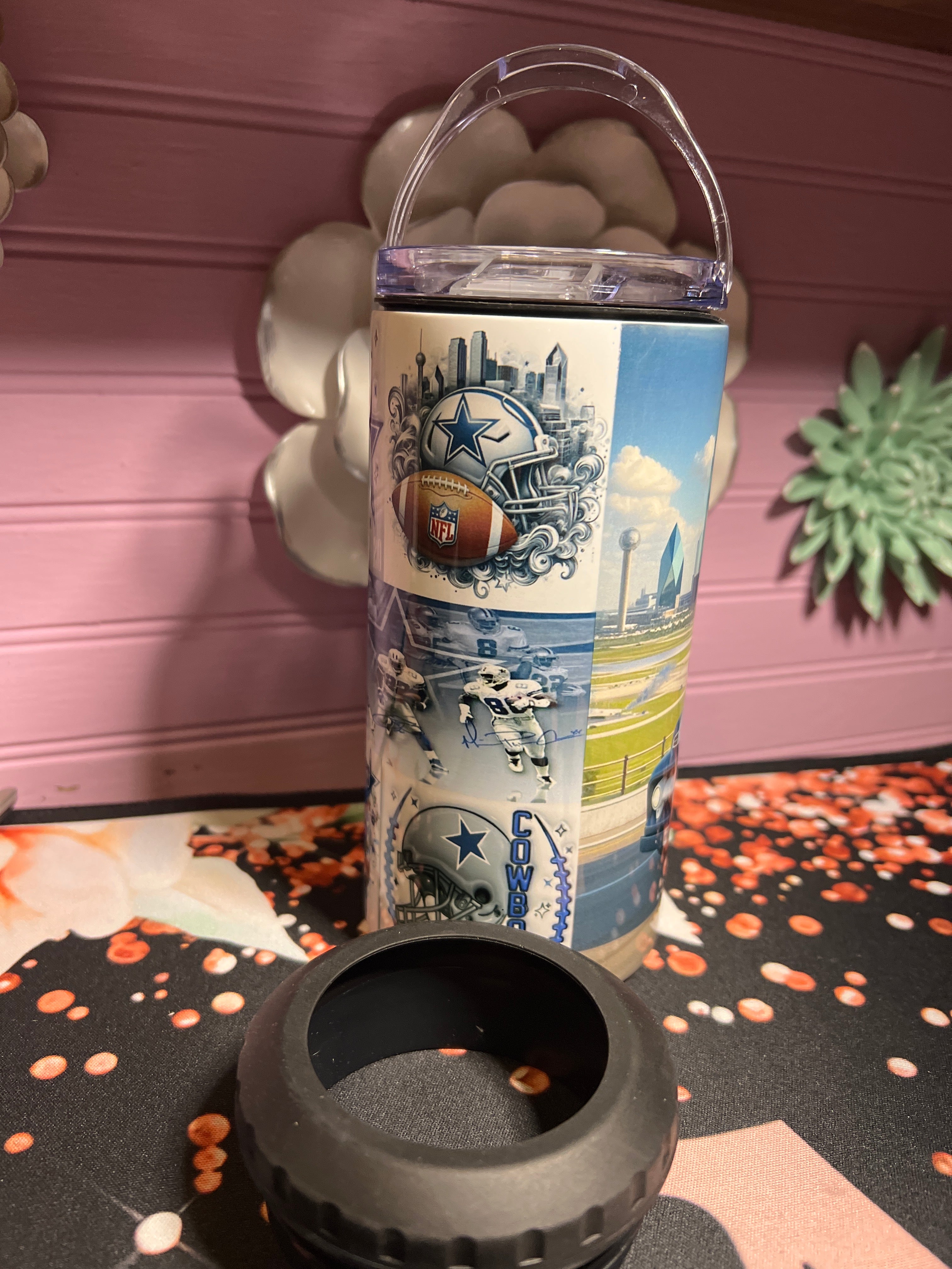 Cowboys tumbler 16 oz 4 in 1