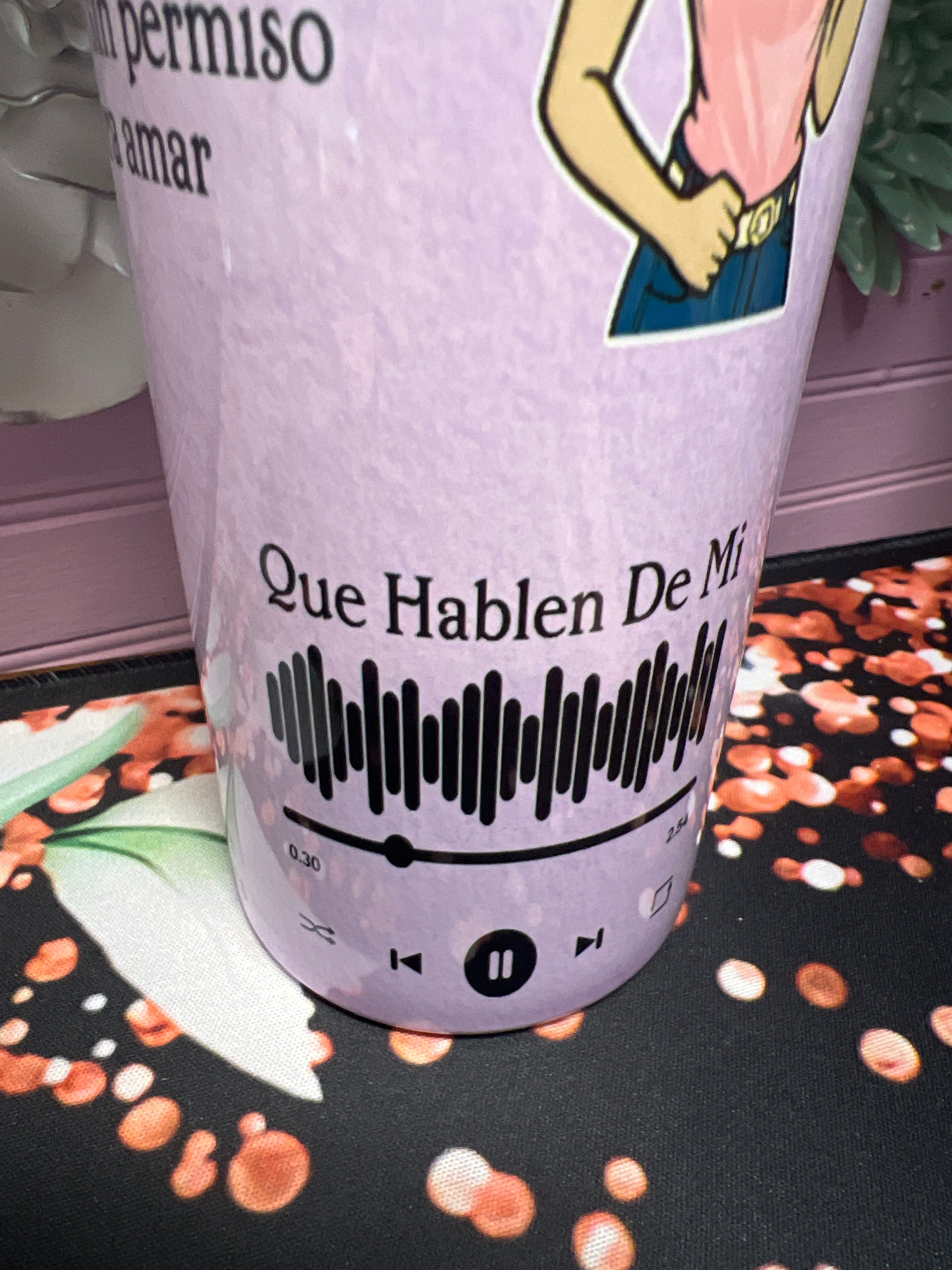 Que Hablen De Mi tumbler 20 oz