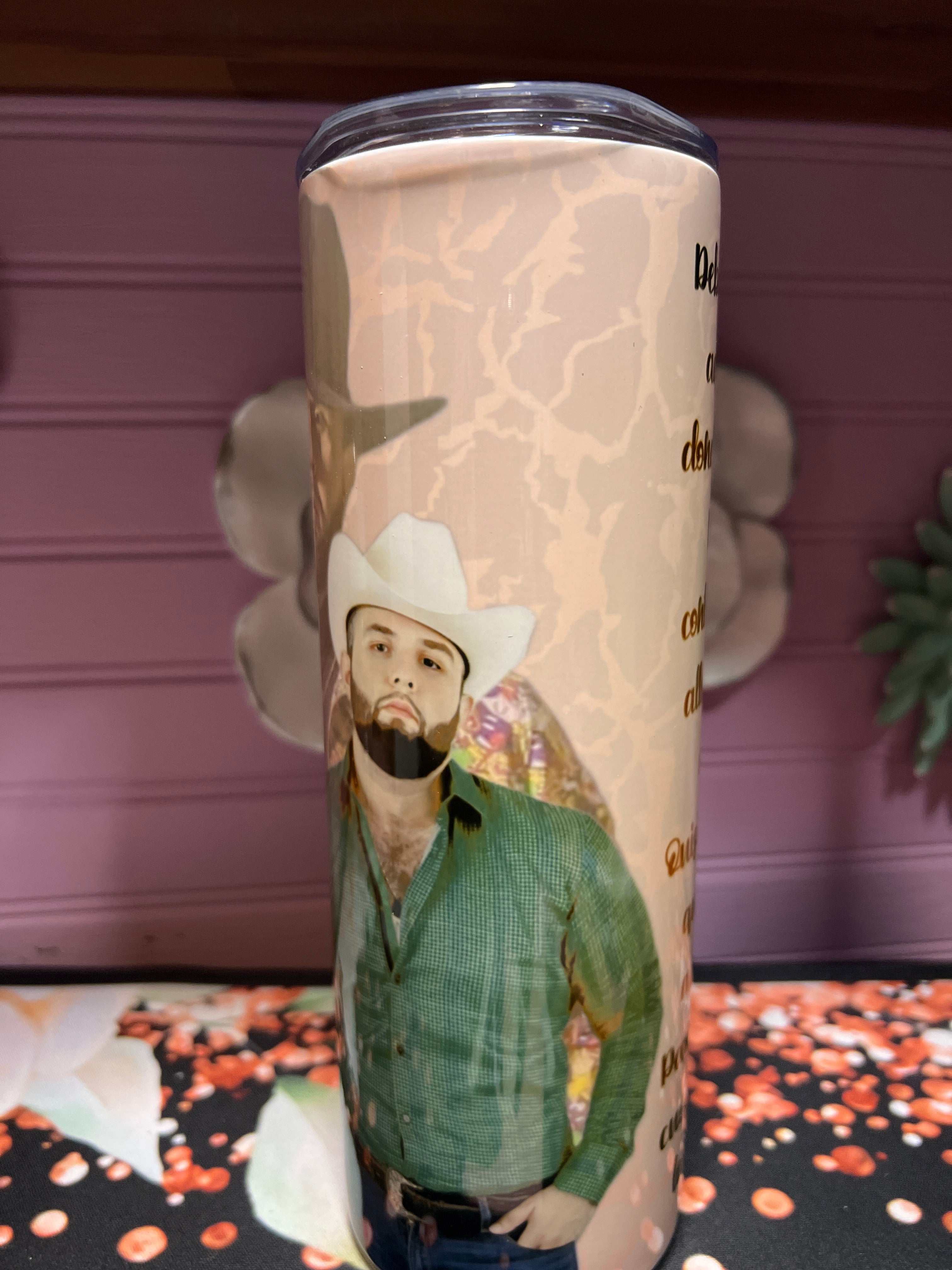 Carin Leon tumbler 20 oz