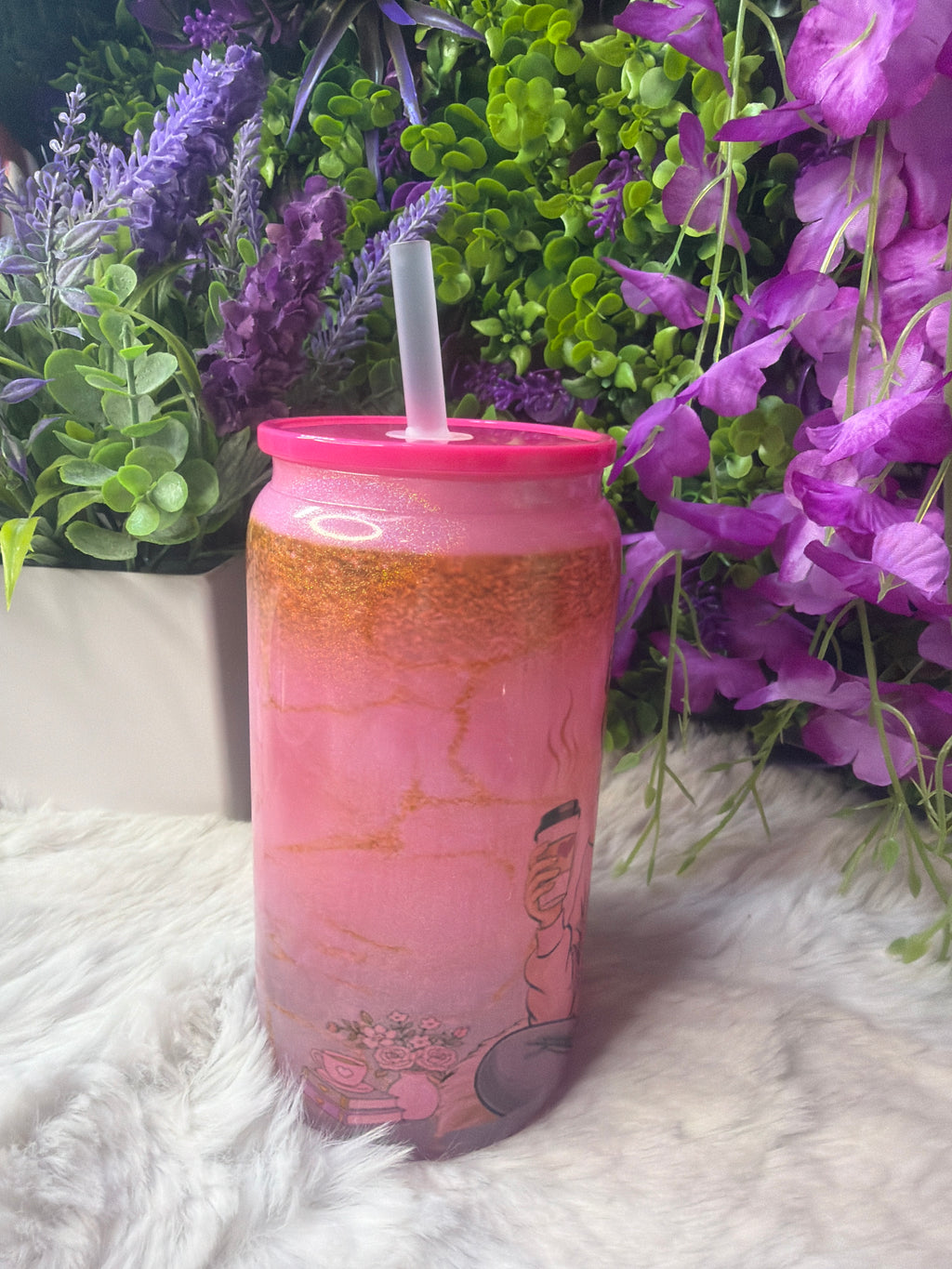 Así soy yo glass cup 16 oz