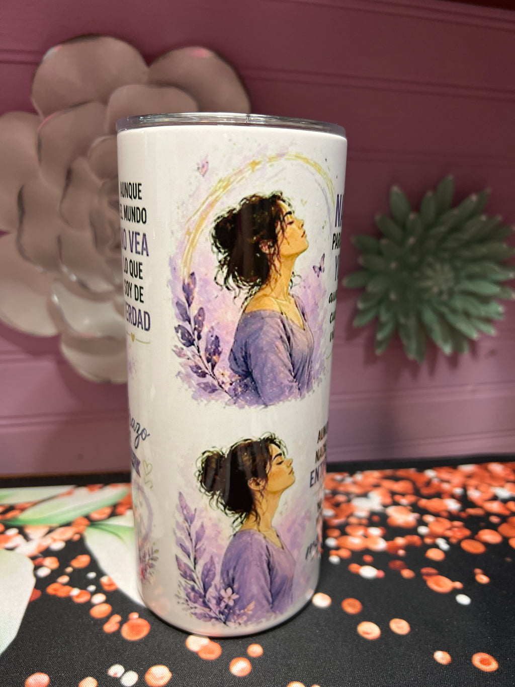 Nací para ser yo tumbler 15 oz