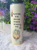 La huella de Dios en mi vida tumbler 20 oz