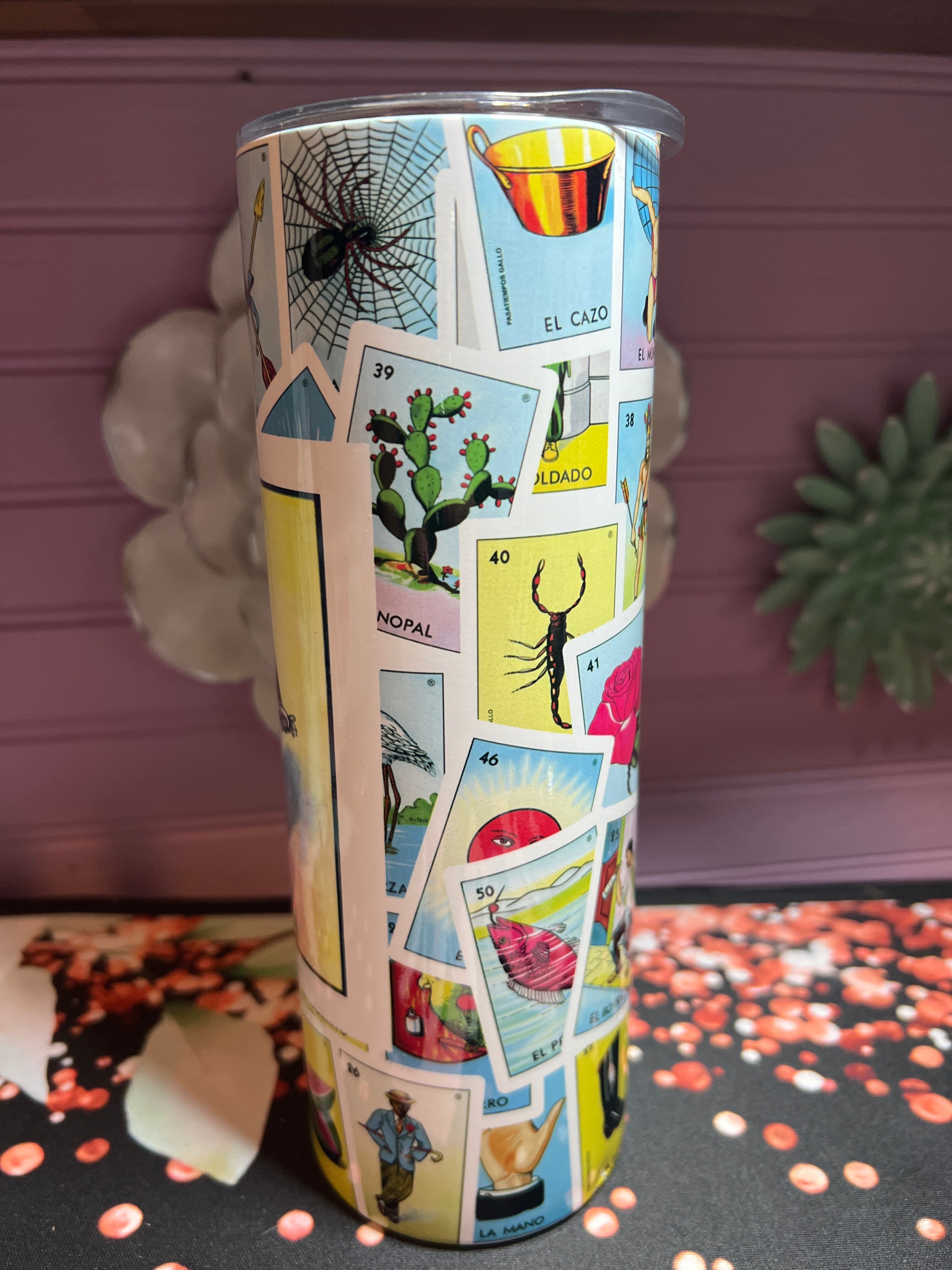 Lotería mexicana Tumbler 20 oz
