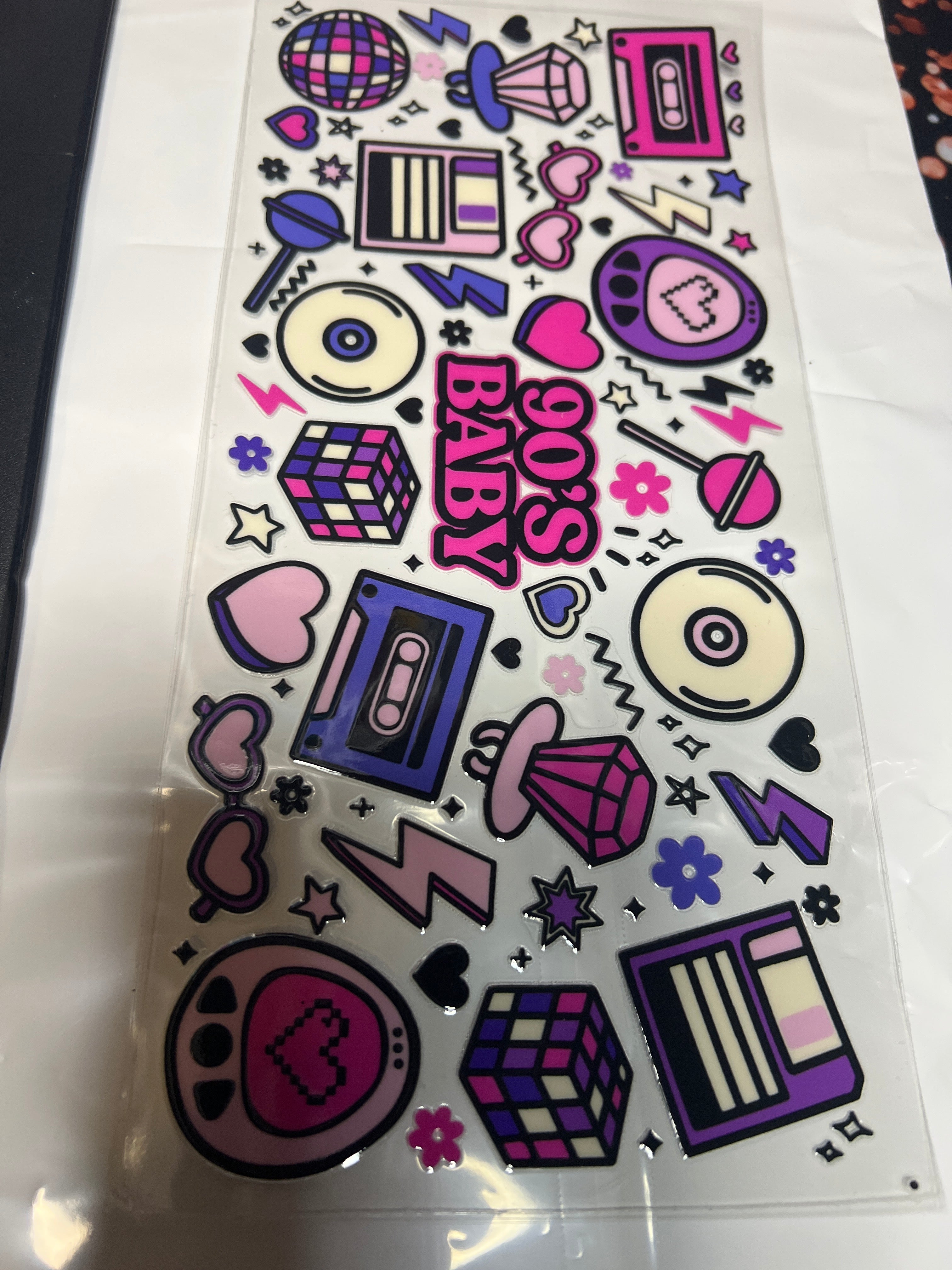 90’S Baby stickers UV DTF