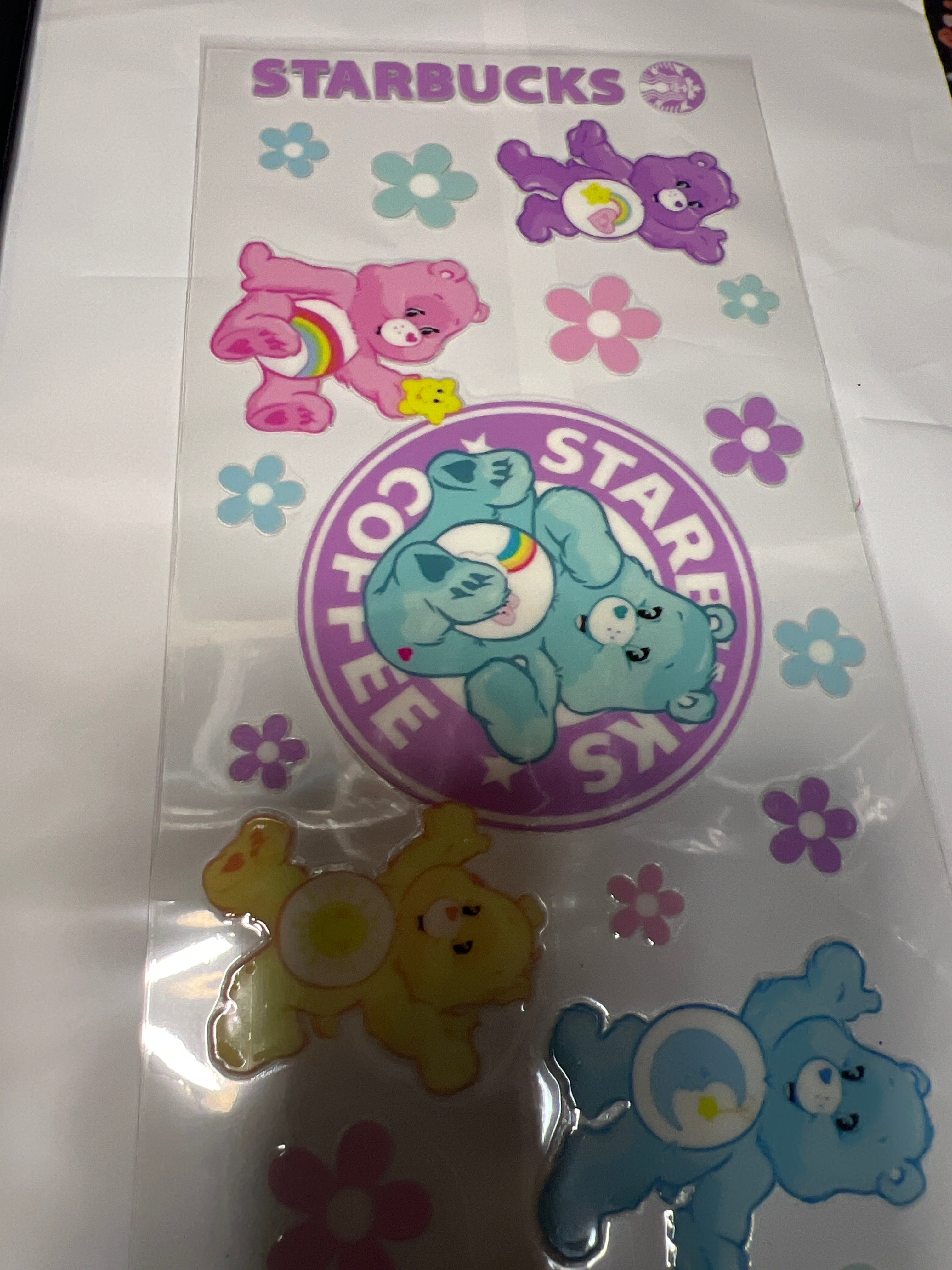 Bear stickers UV DTF