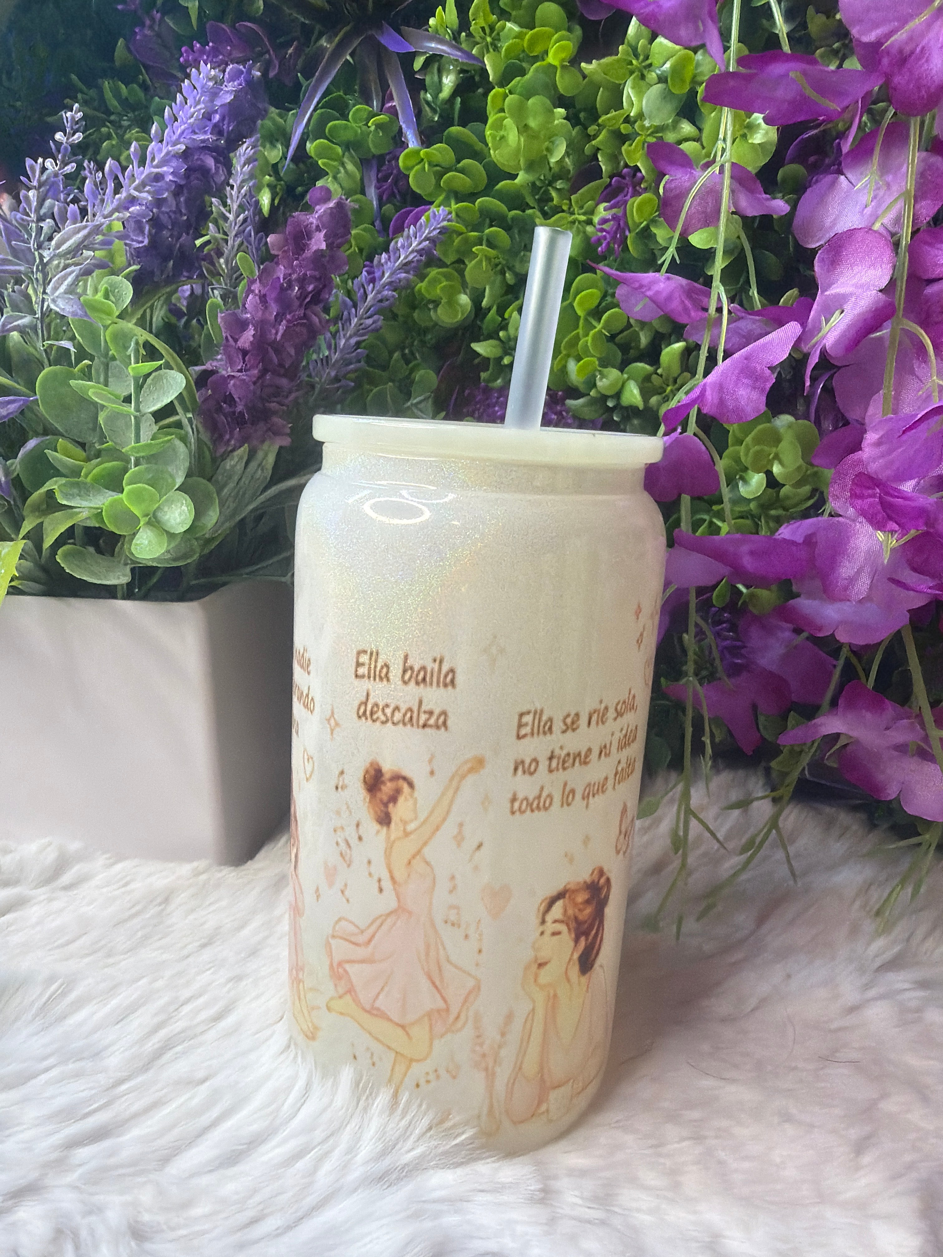 À la niña que fui glass cup 16 oz