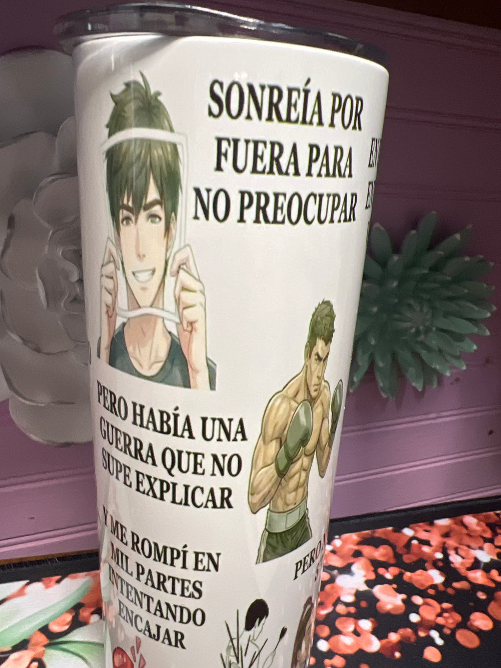 Nací para ser yo tumbler 20 oz