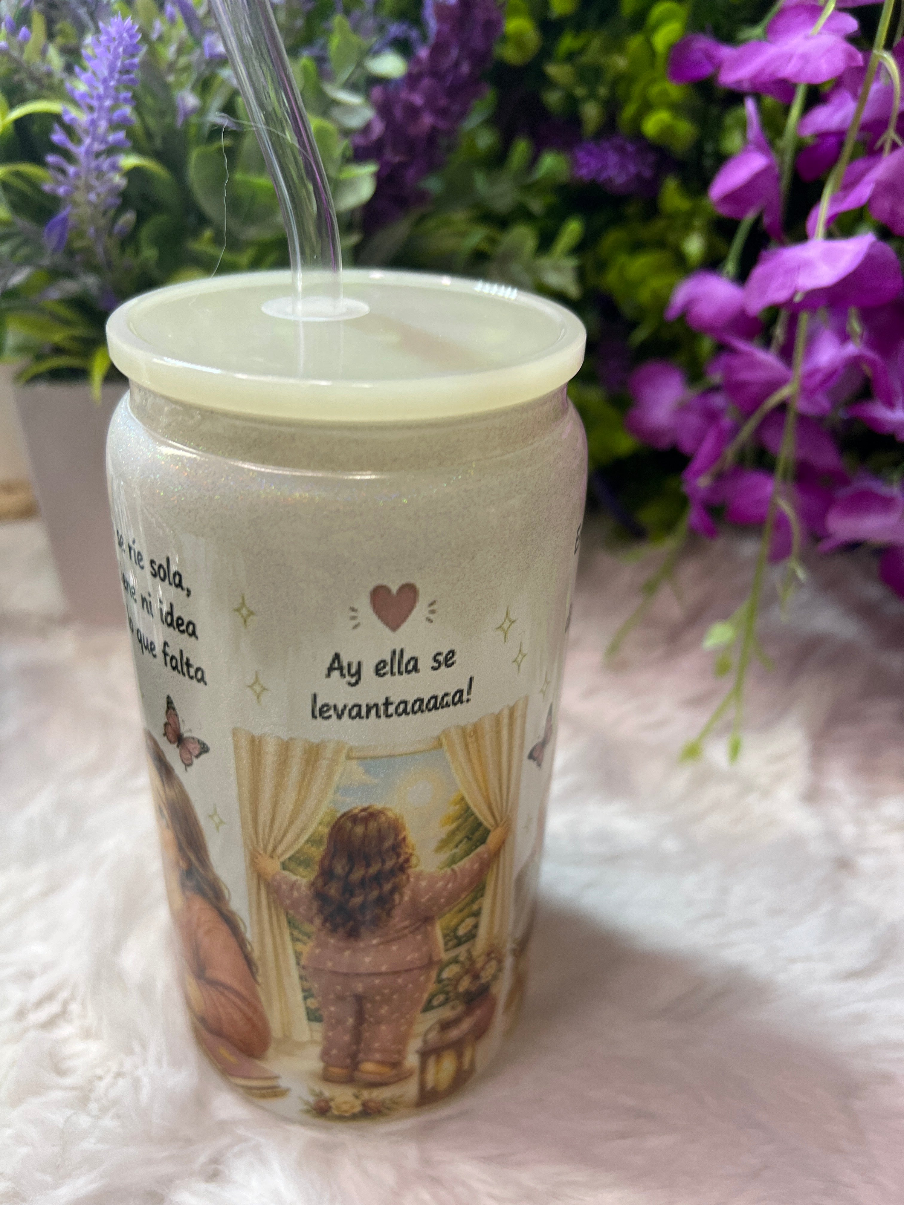 À la niña que fui glass cup 16 oz